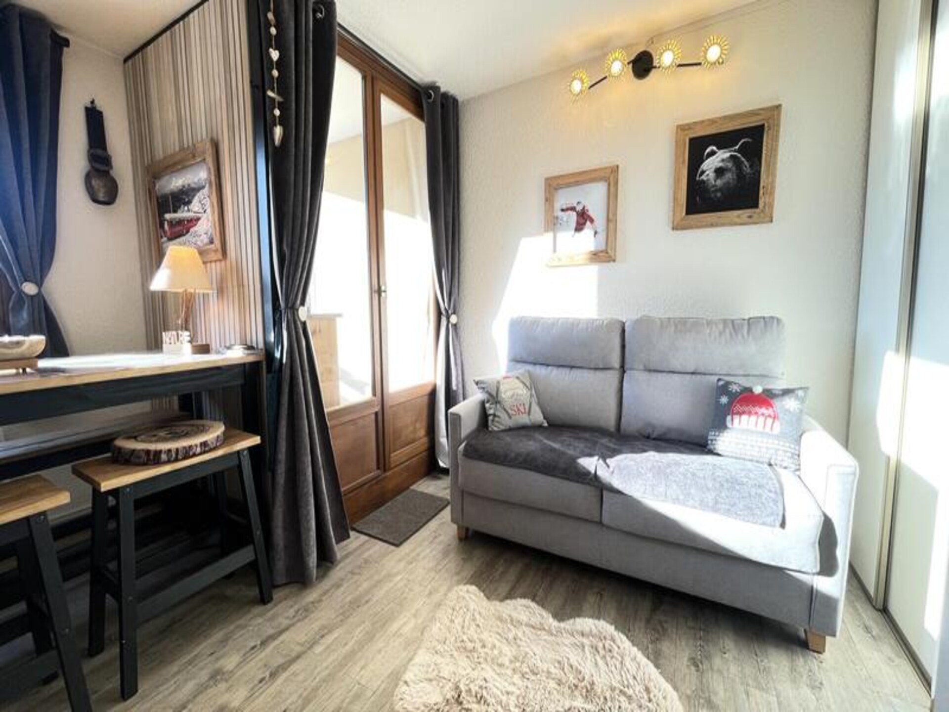 Studio Les Adrelles met uitzicht op Mont Charvin, vlakbij de piste - foto 13