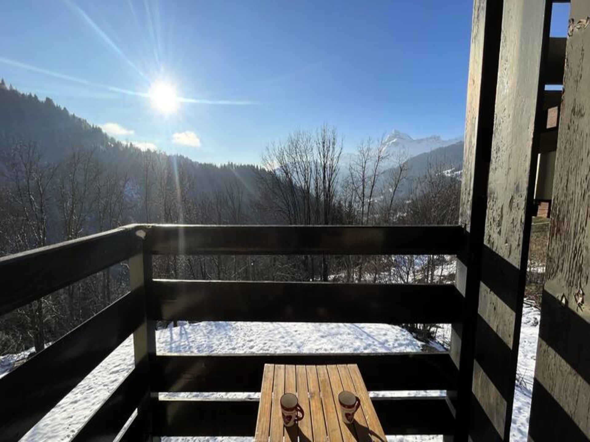 Studio Les Adrelles met uitzicht op Mont Charvin, vlakbij de piste - foto 15