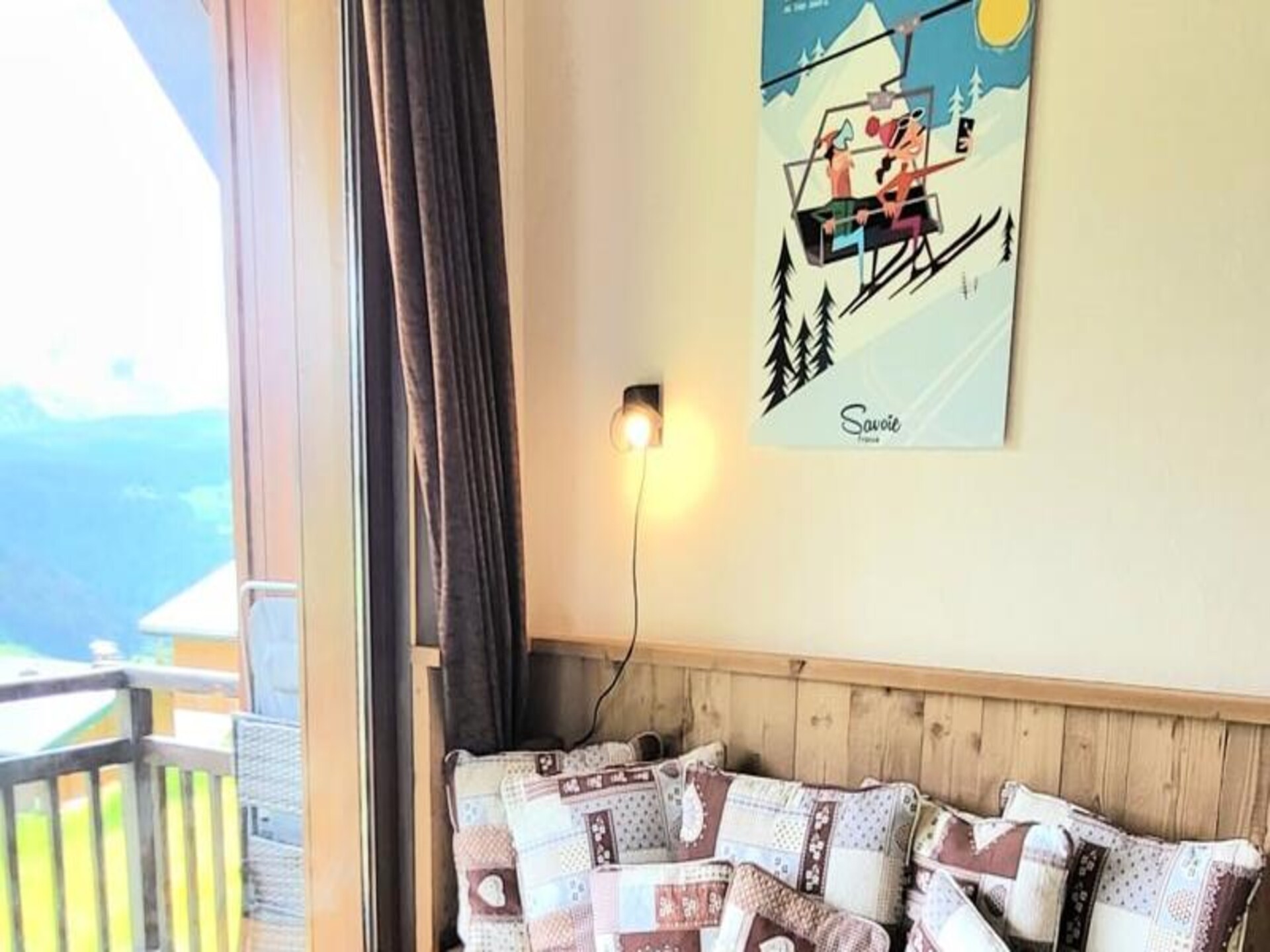 Appartement aan de piste in Notre Dame de Bellecombe met uitzicht op de Mont Blanc - foto 18