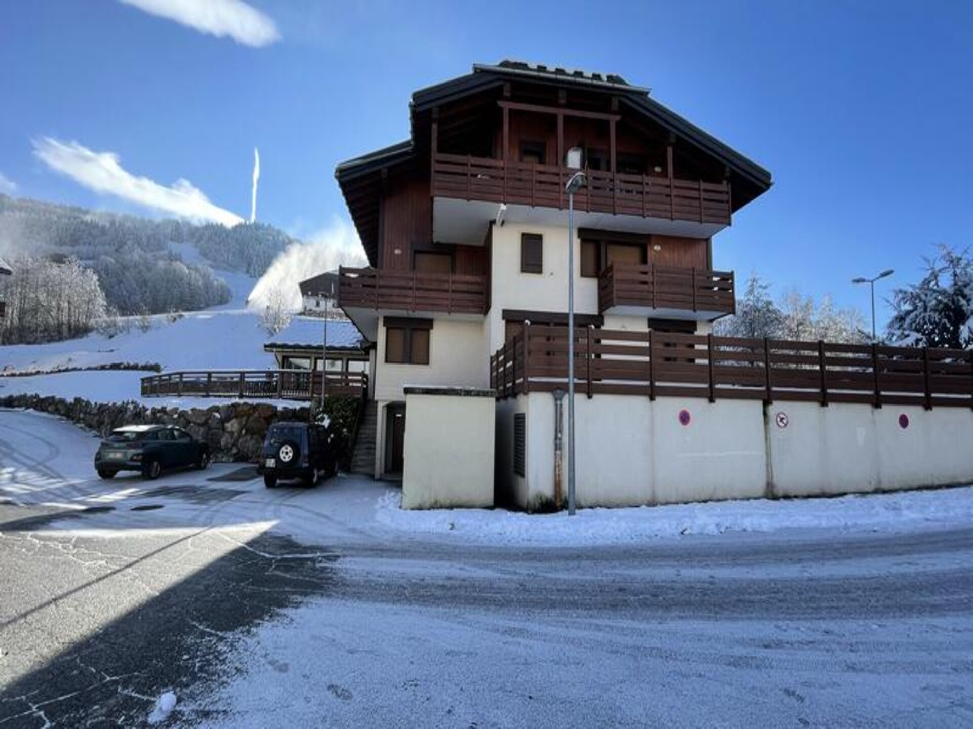 Appartement 6 pers. aan voet skipistes Espace Diamant met zwembad - foto 5
