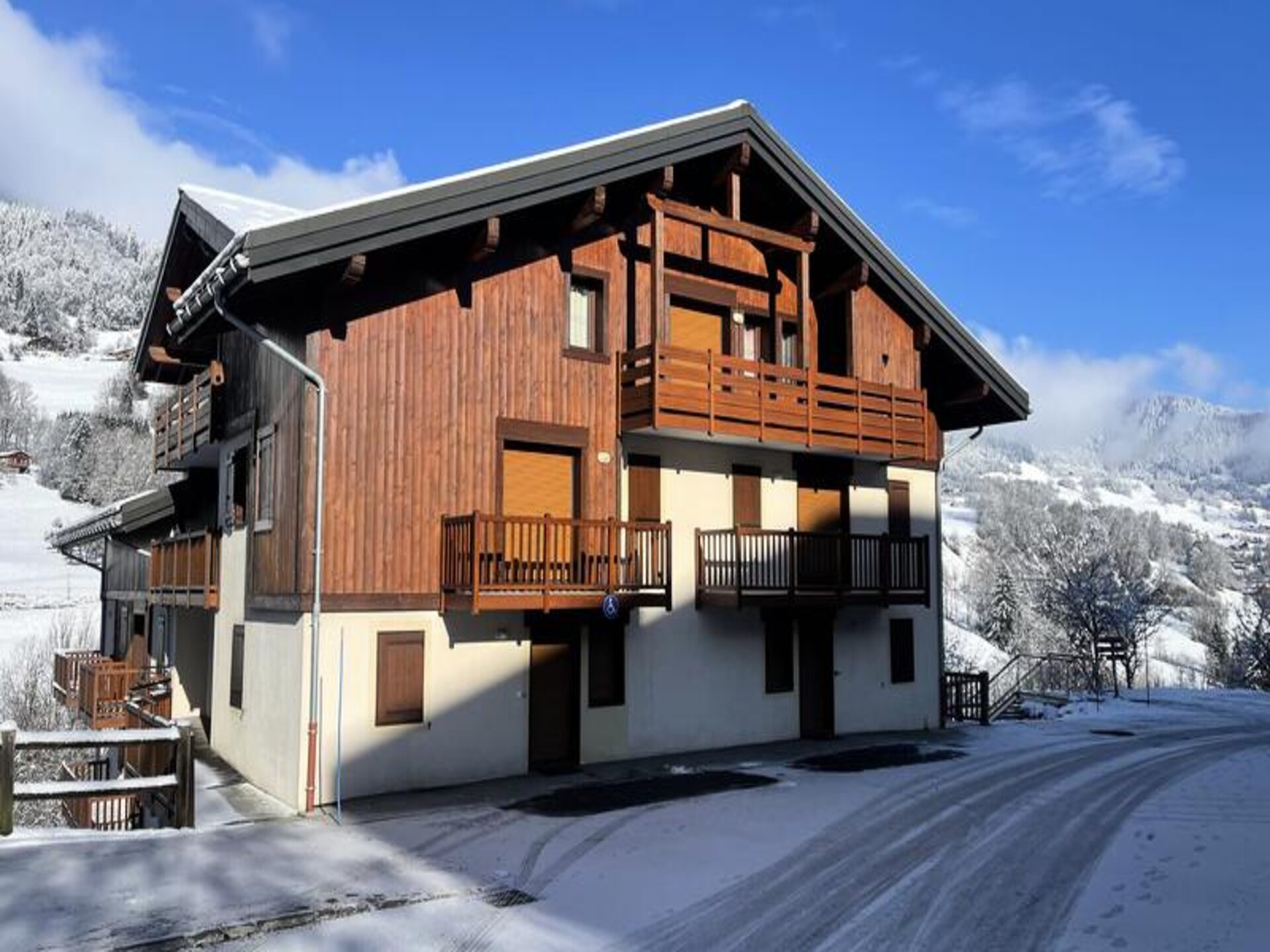 Appartement 6p aan voet skipistes Espace Diamant met verwarmd zwembad - foto 7