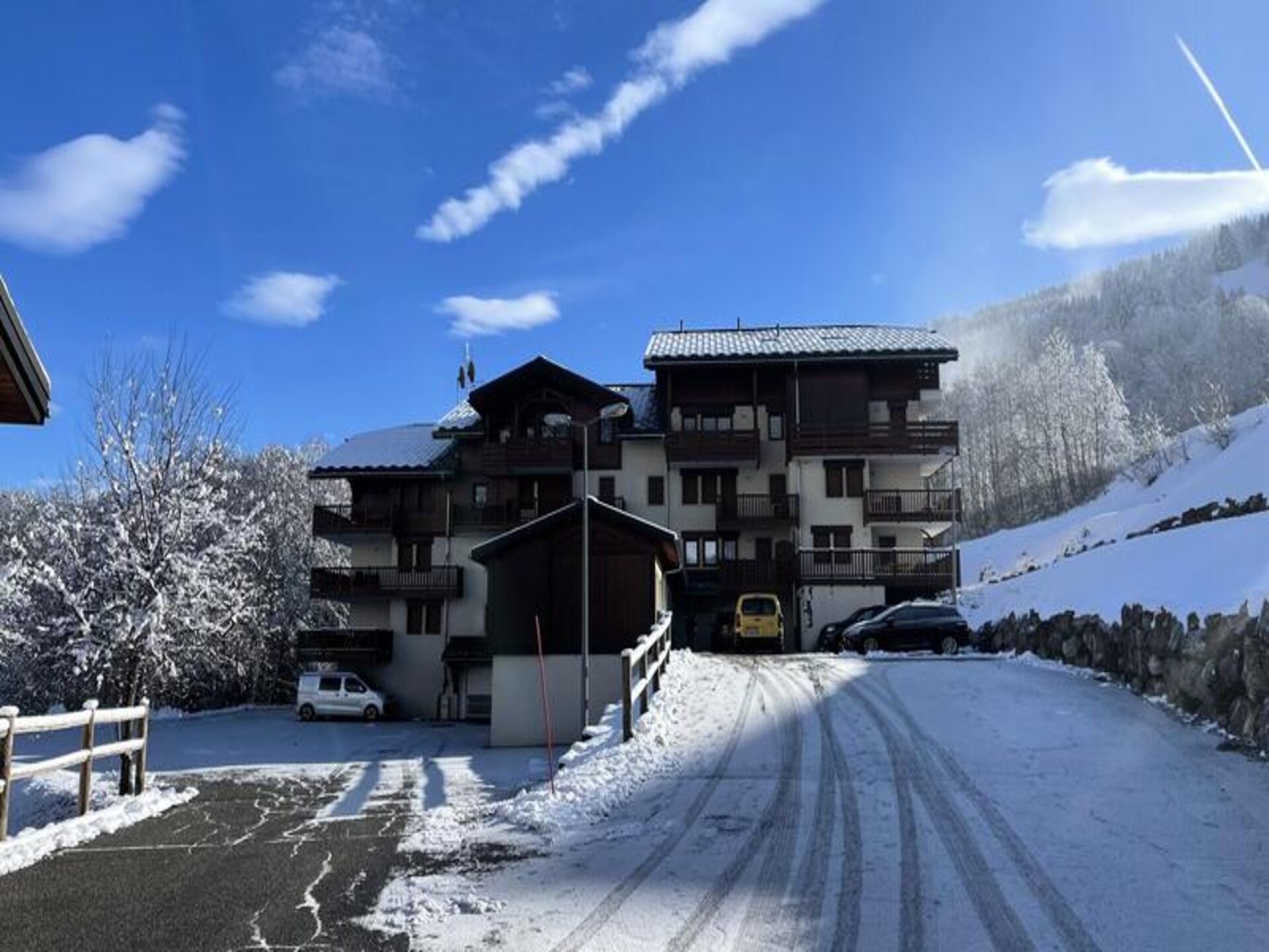 Appartement 6p aan voet skipistes Espace Diamant met verwarmd zwembad - foto 9