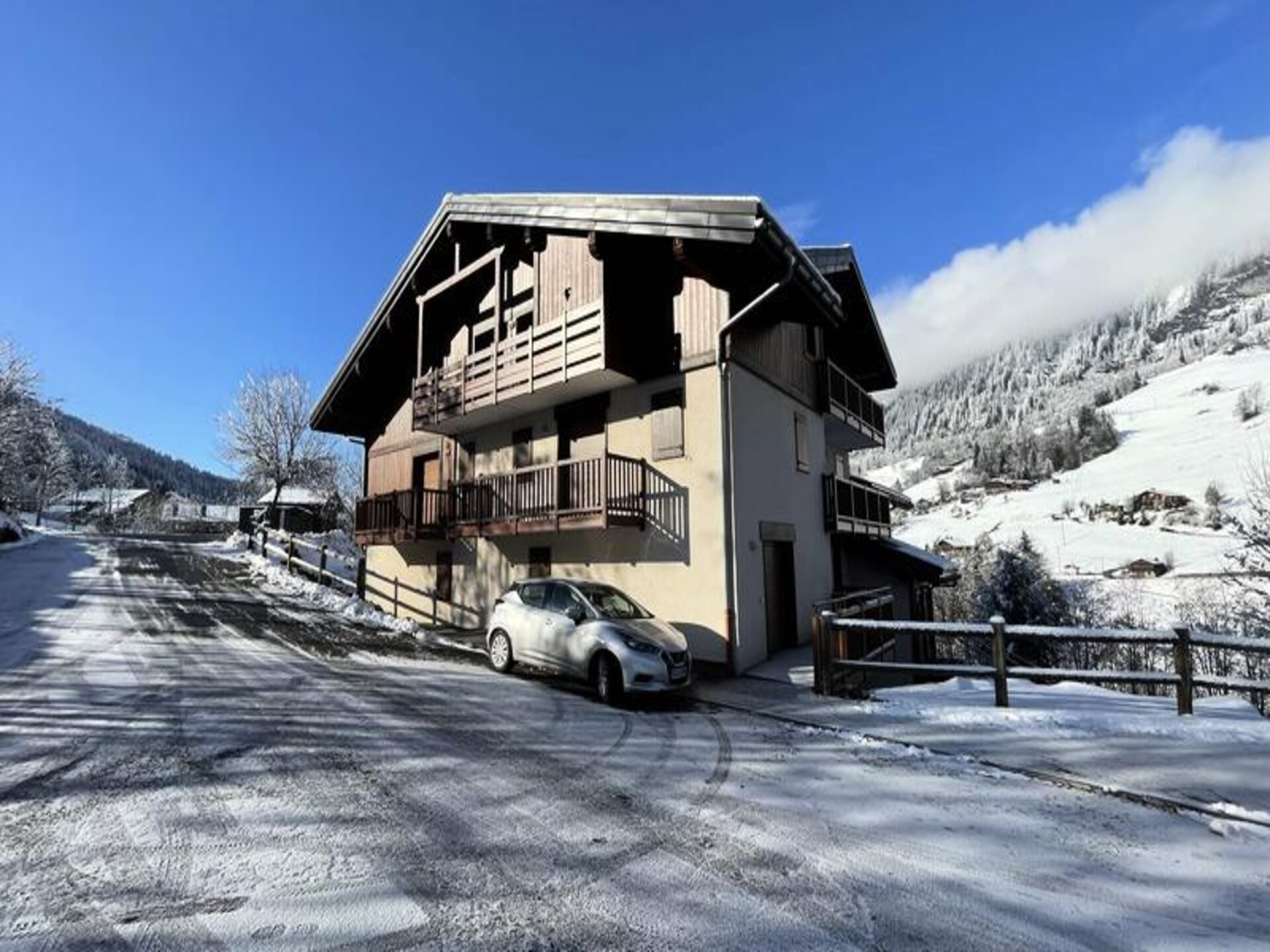 Appartement 6p aan voet skipistes Espace Diamant met verwarmd zwembad - foto 13