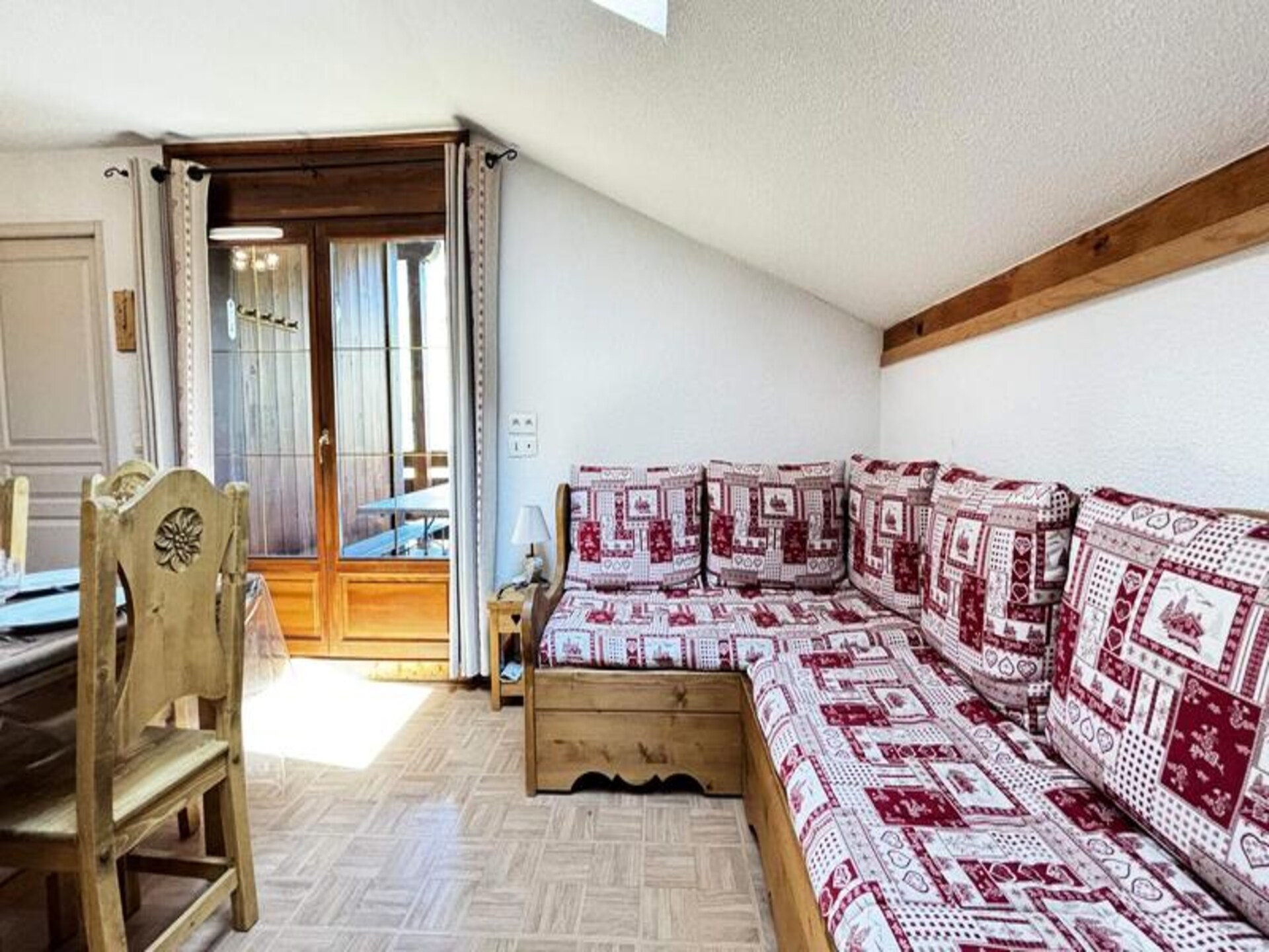Appartement 6p aan voet skipistes Espace Diamant met verwarmd zwembad - foto 18