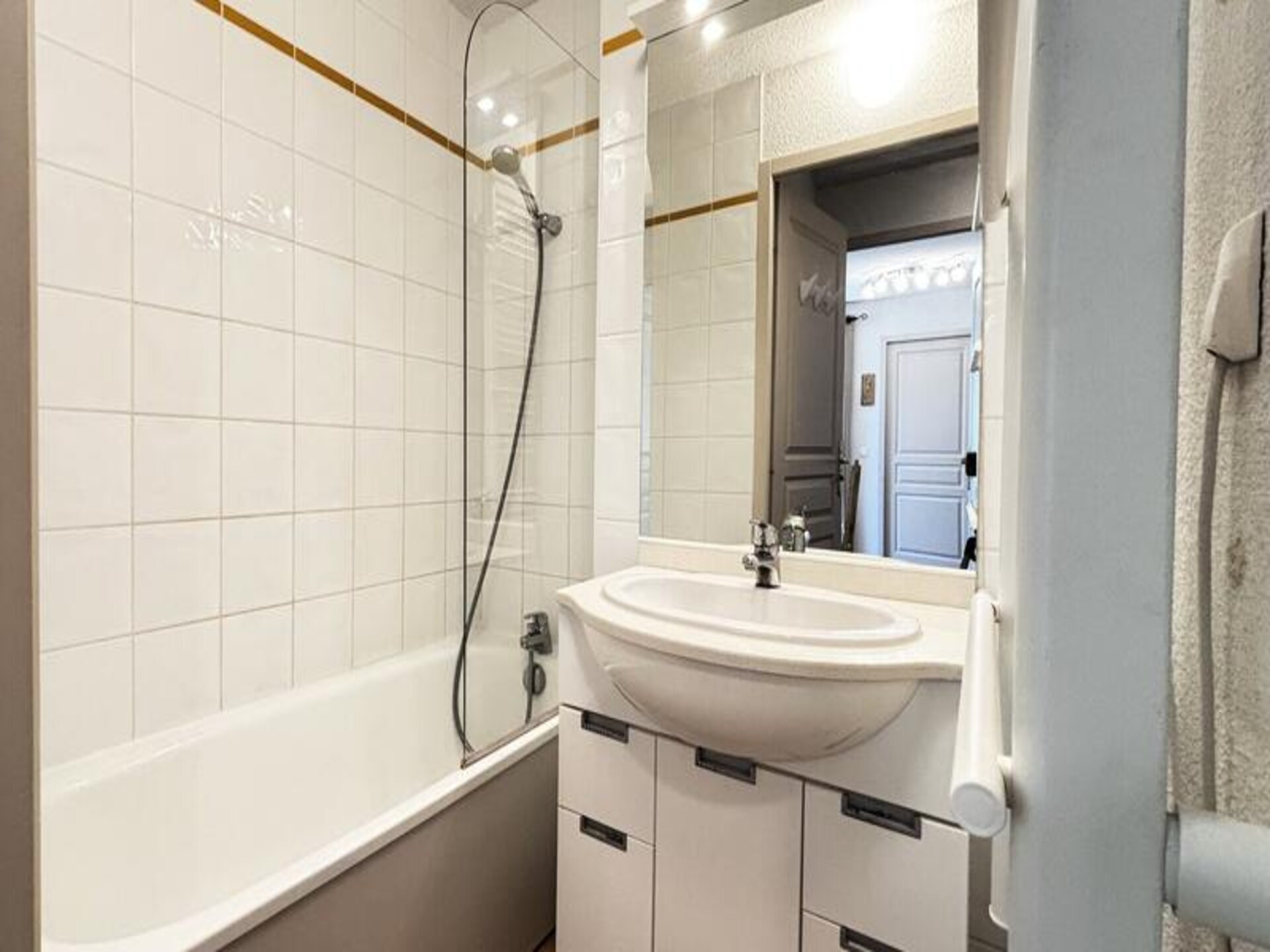 Appartement 6p aan voet skipistes Espace Diamant met verwarmd zwembad - foto 23