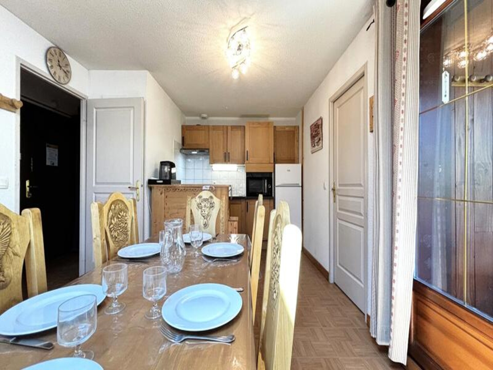 Appartement 6p aan voet skipistes Espace Diamant met verwarmd zwembad - foto 30