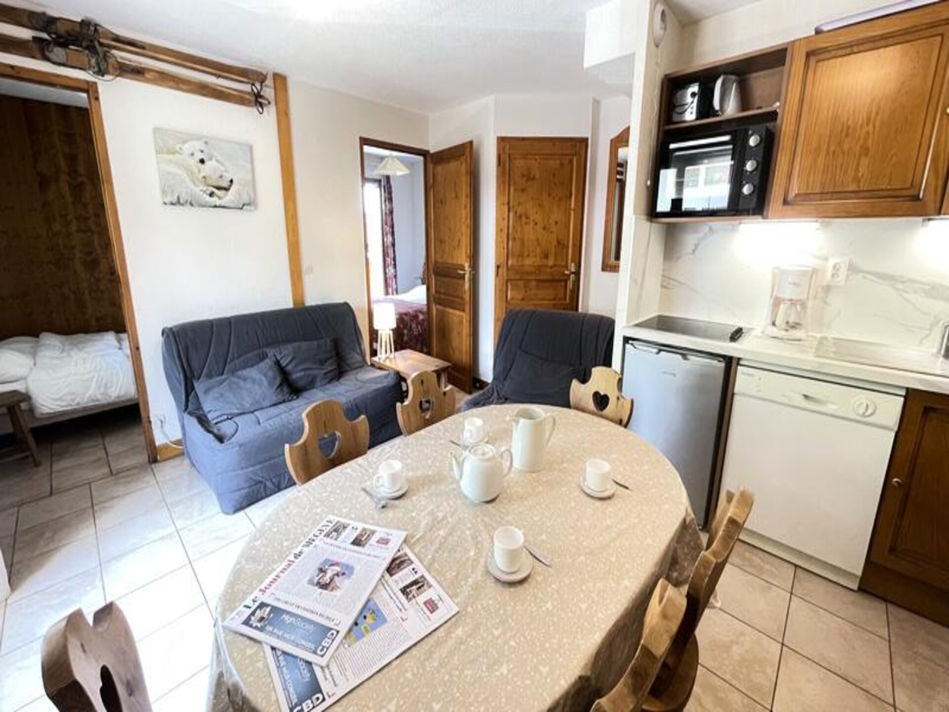 Appartement aan de piste in Notre Dame de Bellecombe voor 6 personen - foto 17