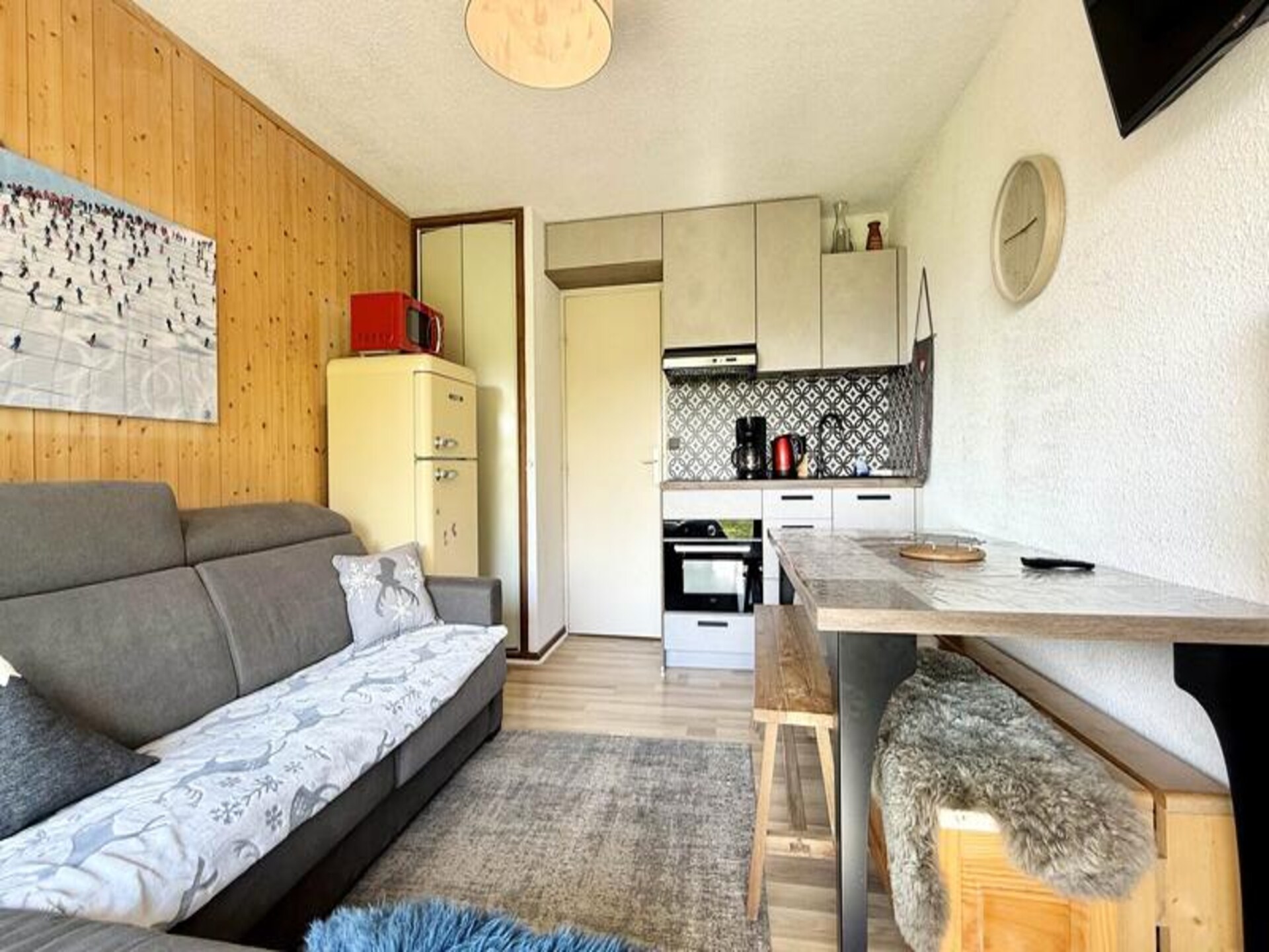 Knus appartement met terras op zuidwesten, vlakbij de pistes in Notre Dame de Bellecombe - foto 14