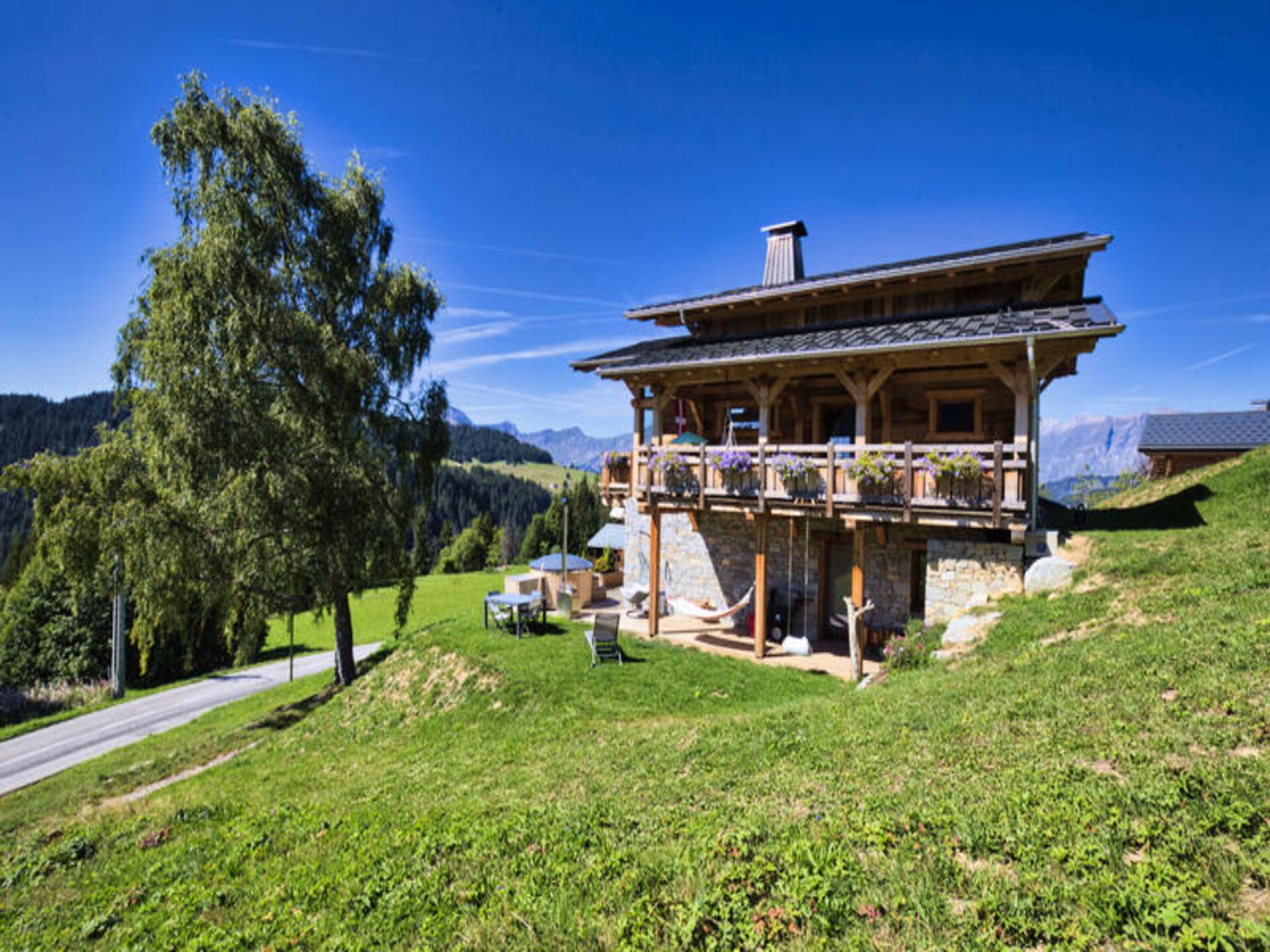 Chalet La Chalee: Ski-in/ski-out in Espace Diamant met uitzicht op Mont Blanc - foto 4