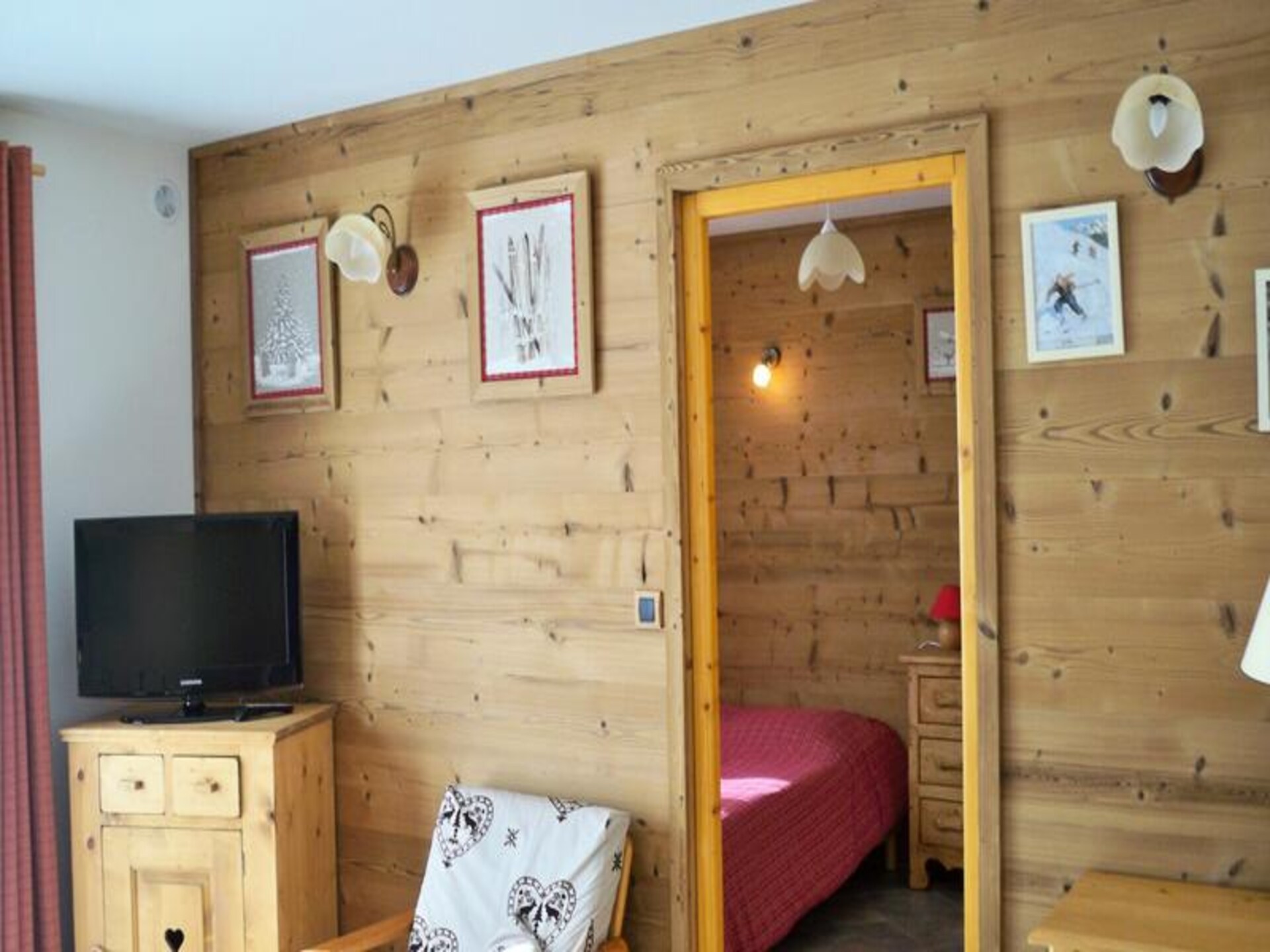 Rustiek appartement in Serroz met balkon, op 1,4 km van Valloire - foto 4