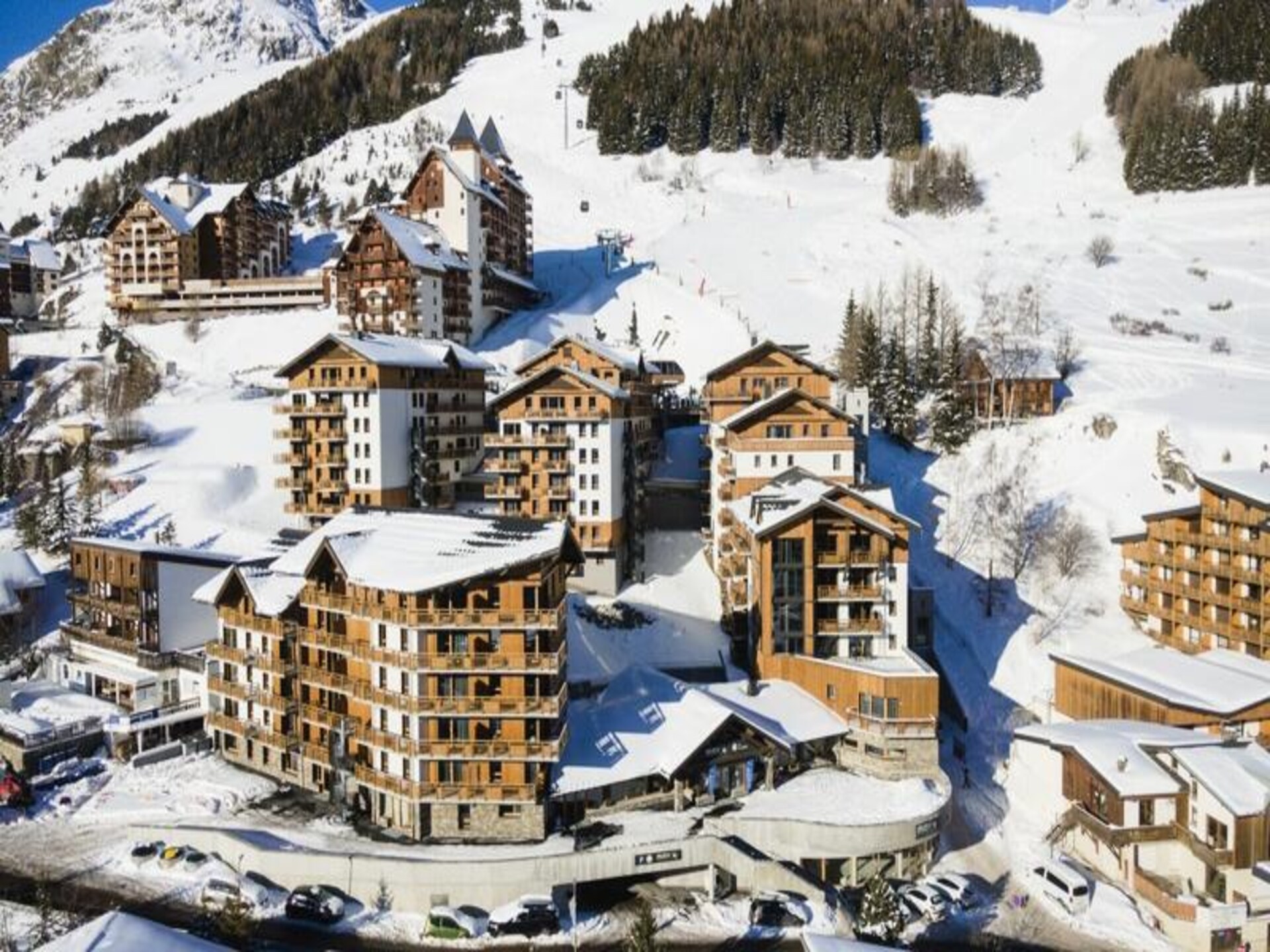 Appartement 6 personen aan de piste in Les Deux Alpes met zwembad - foto 1
