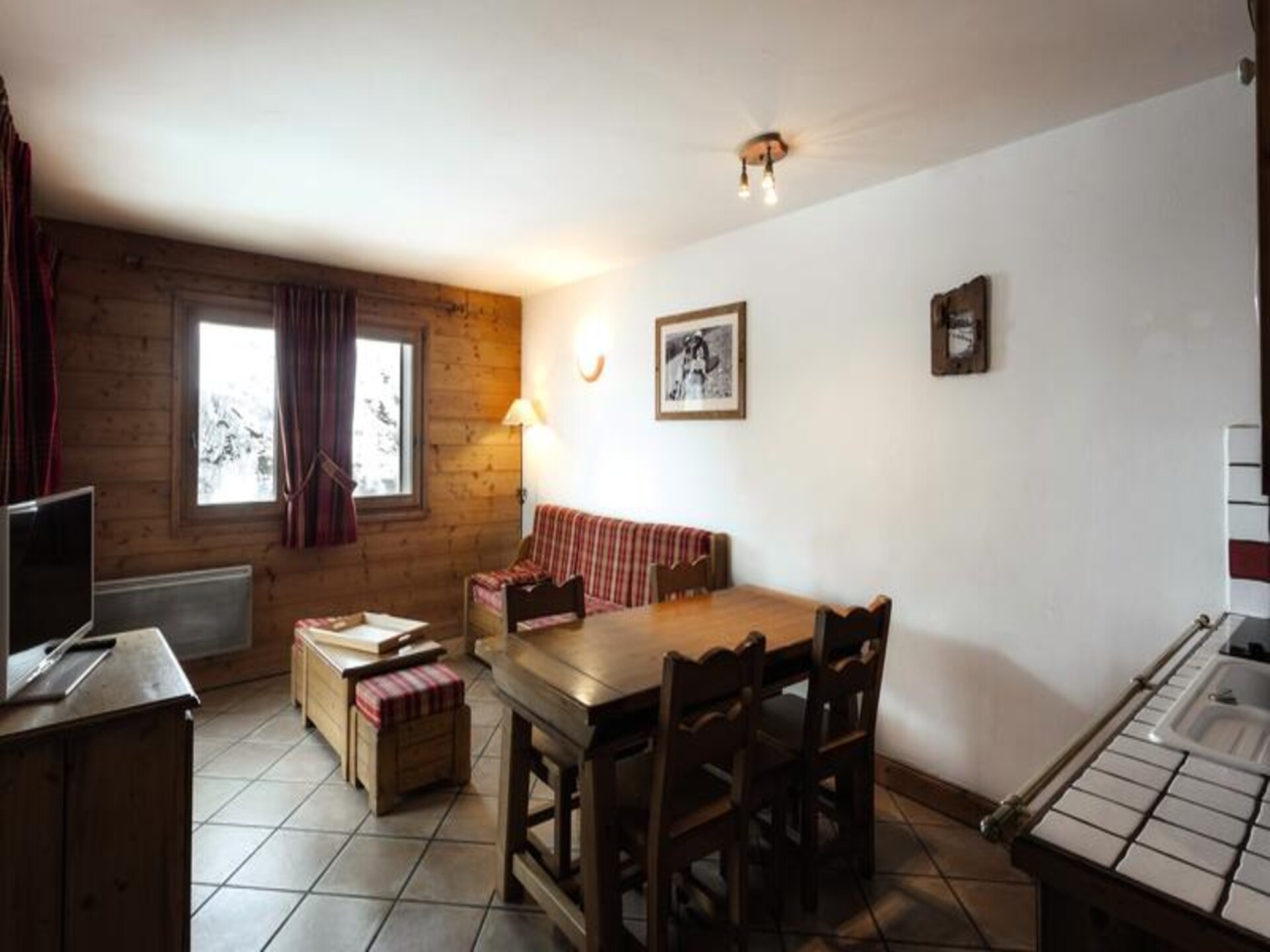 Authentiek appartement 6p, direct aan de piste in Les Menuires - foto 15