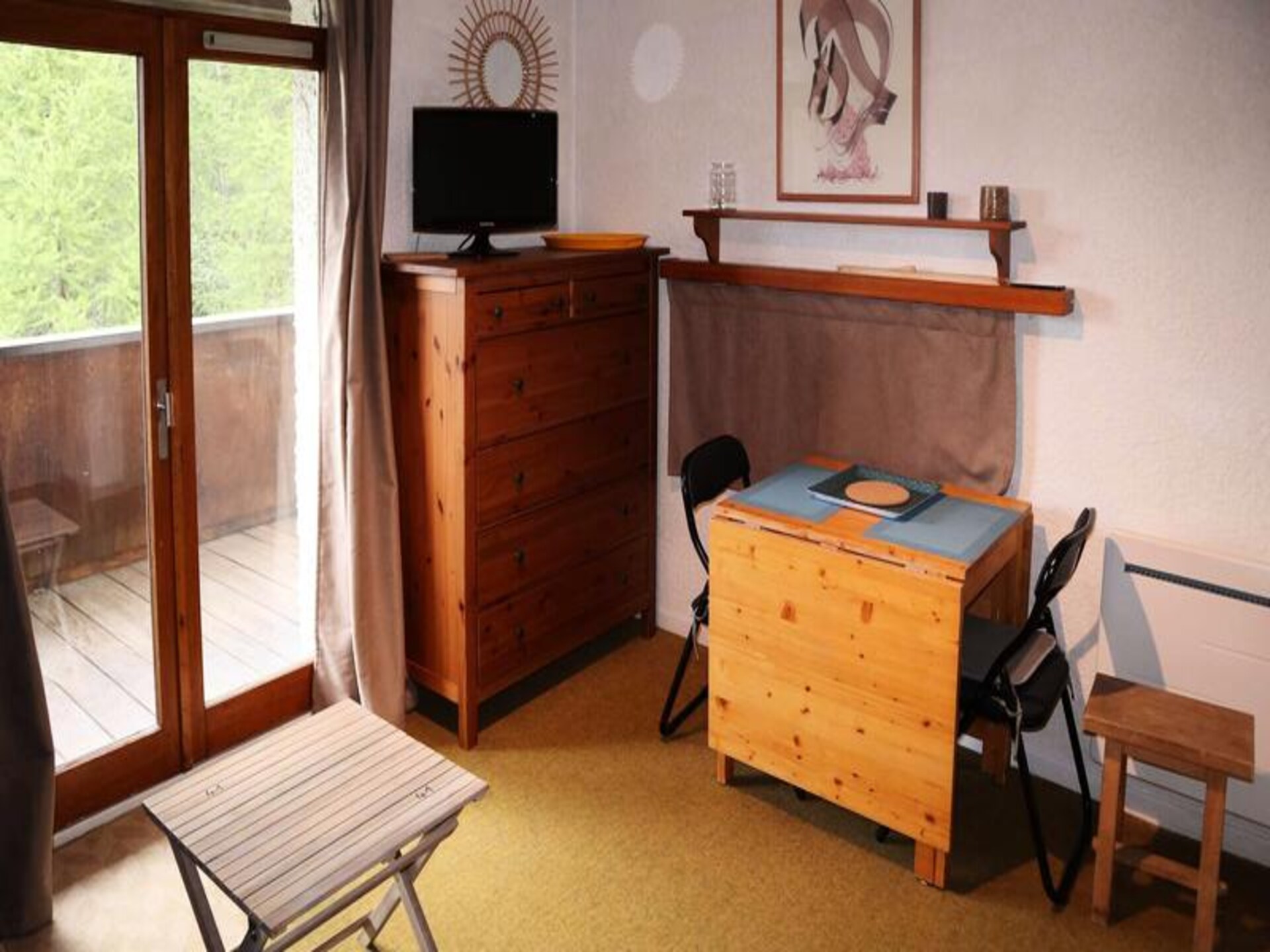 Knusse studio voor 4 personen met balkon en directe piste-toegang in Les Orres - foto 7