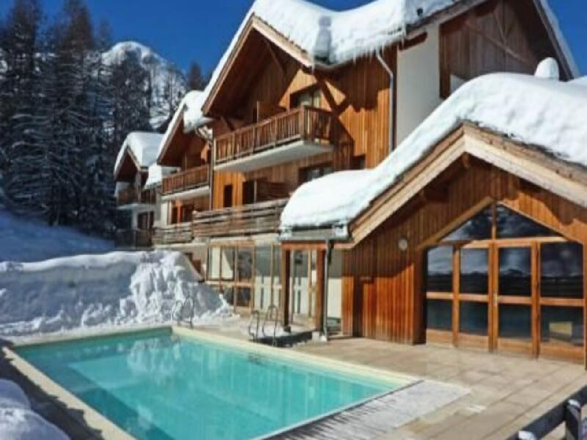 Appartement aan de piste in Les Orres 1800 met zuidterras en wellness - foto 11