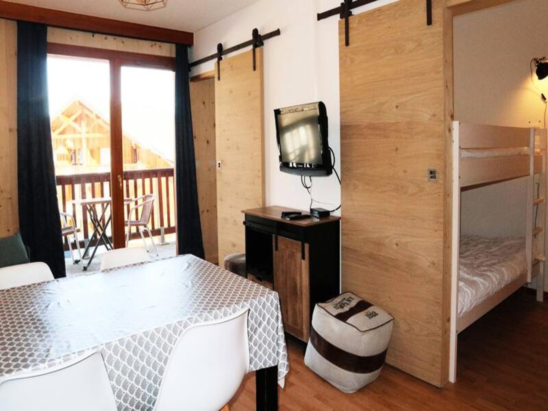Appartement 6 pers. aan de piste in Les Orres met zwembad en sauna - foto 6