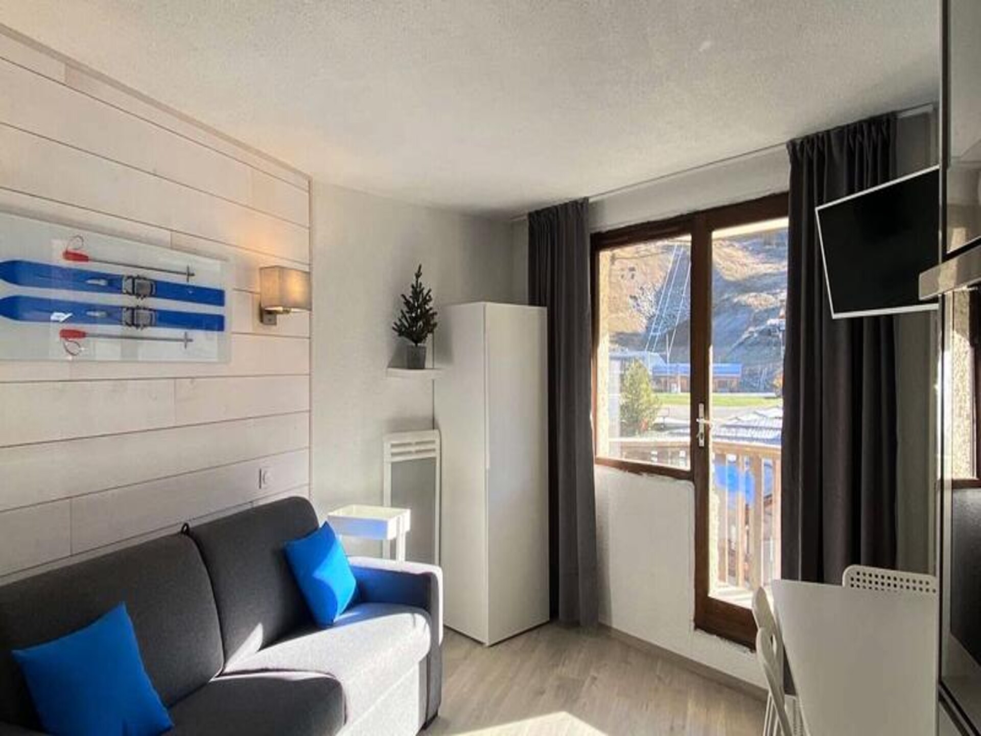 Knusse studio in Les Orres met balkon op het zuiden, vlakbij de piste - foto 4