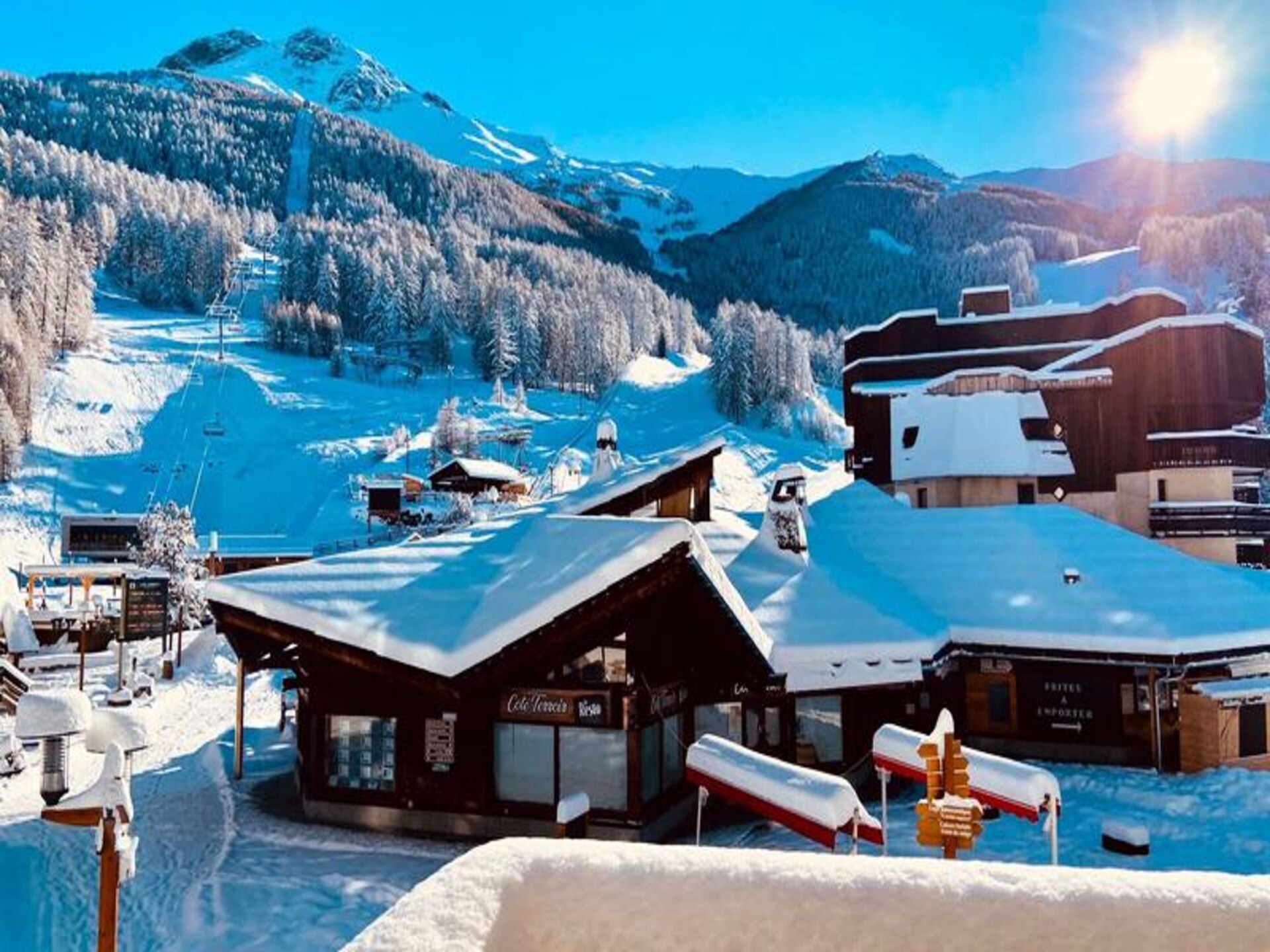 Knusse studio in Les Orres met balkon op het zuiden, vlakbij de piste - foto 10