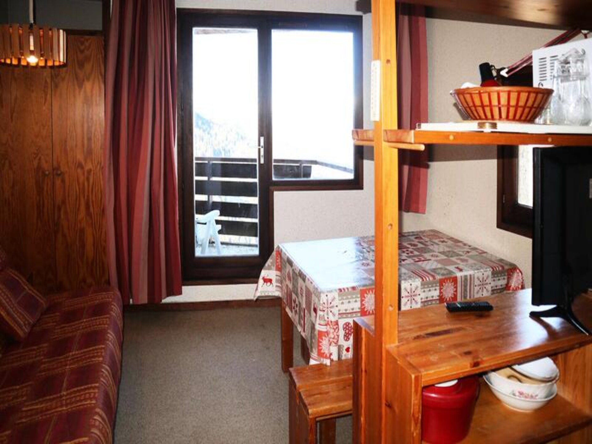 Knusse studio op de piste in Les Orres 1650 met balkon op het westen - foto 3