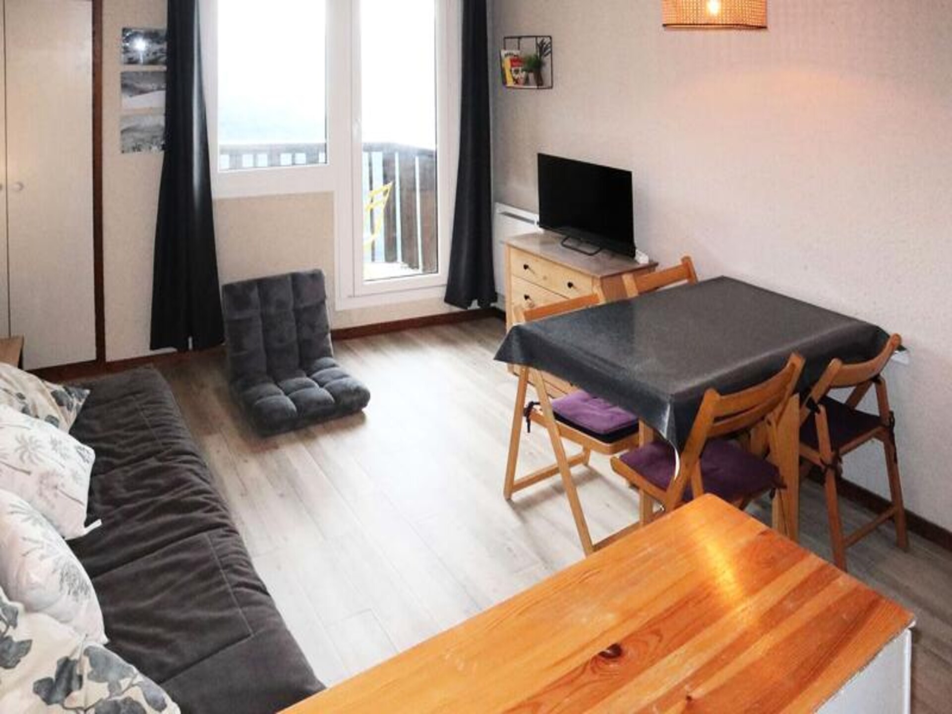 Knusse studio op de piste in Les Orres met panoramisch uitzicht - foto 3