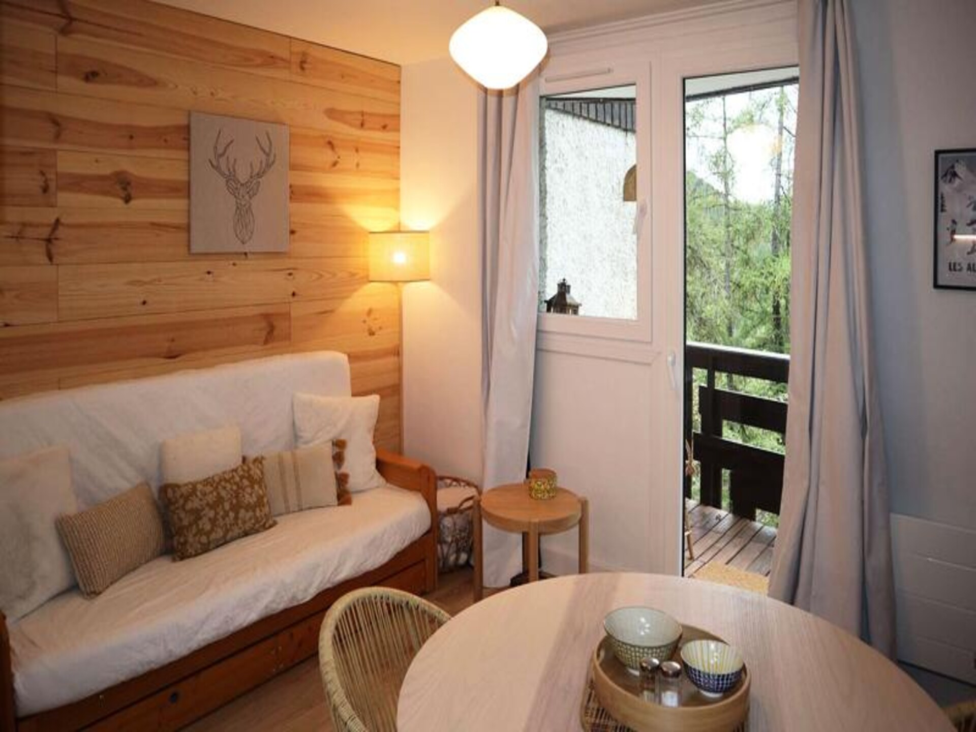 Knusse studio voor 4 personen in Les Orres, vlakbij de pistes - foto 4