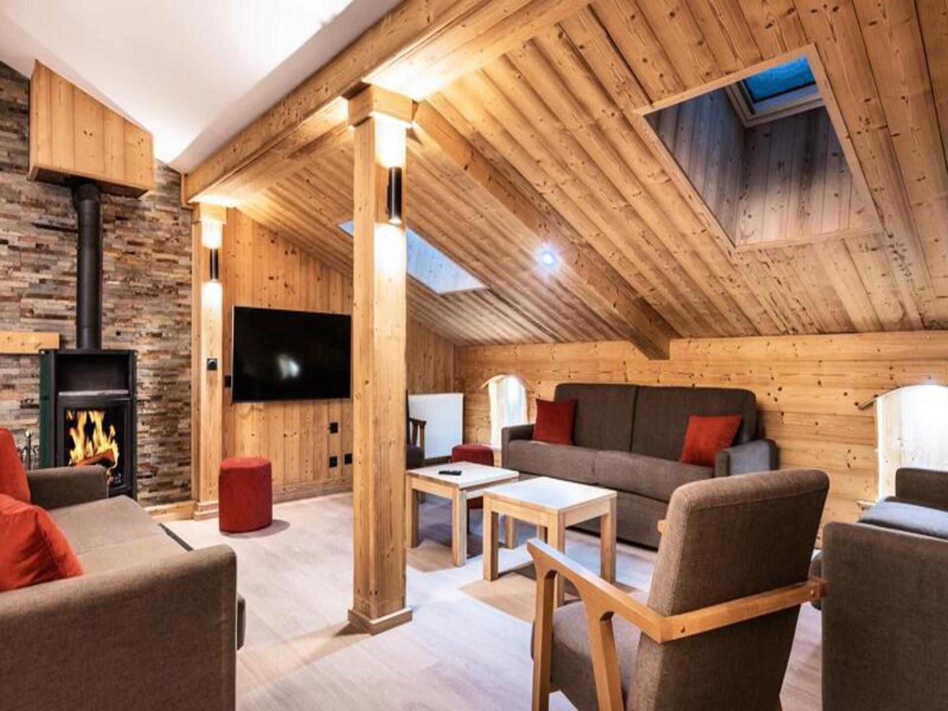 Ruim 14-persoons appartement in Belle Plagne met uitzicht op de Alpen - foto 14