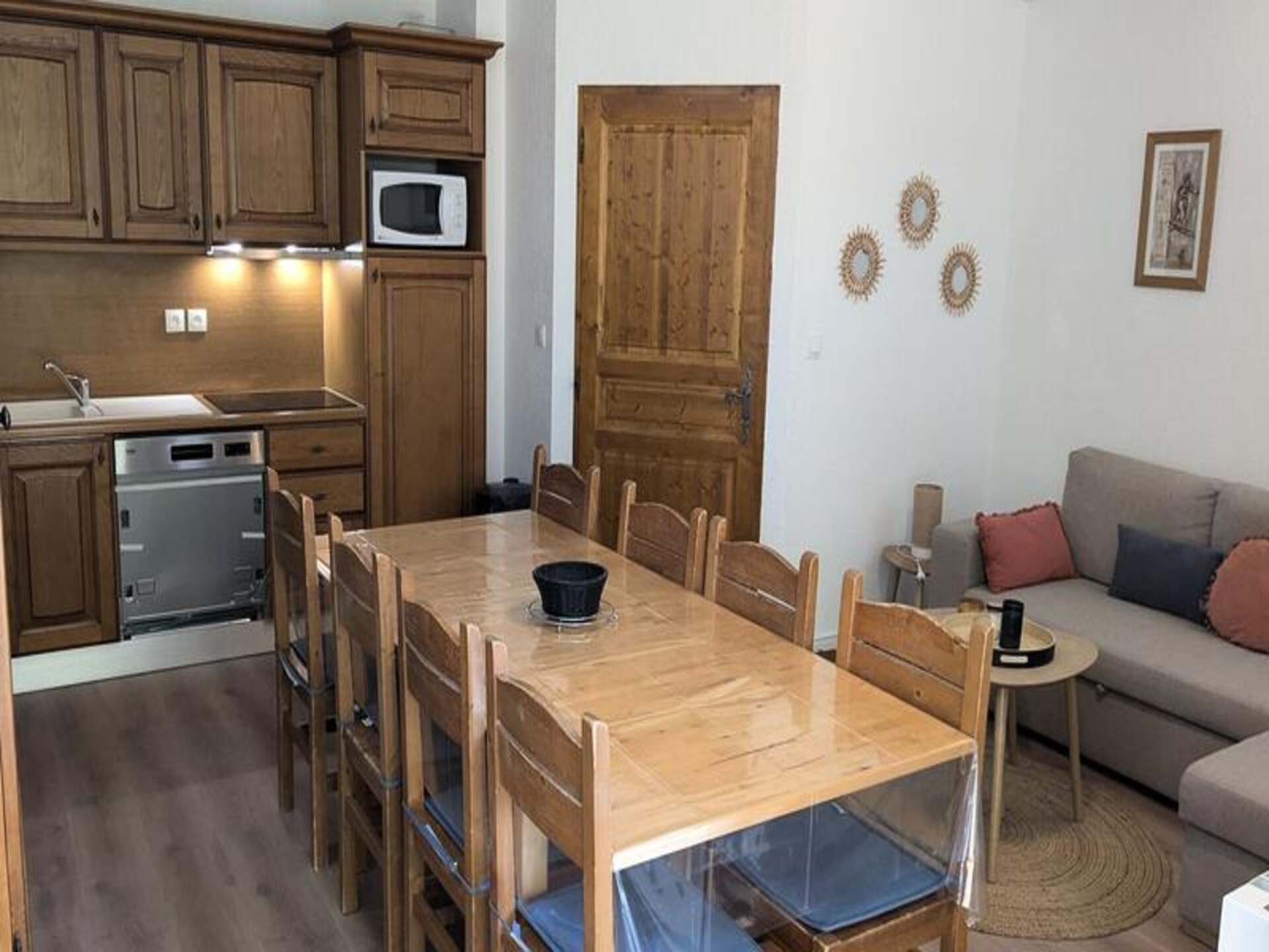 Licht appartement in Orcieres voor 8 personen aan de pistes - foto 5