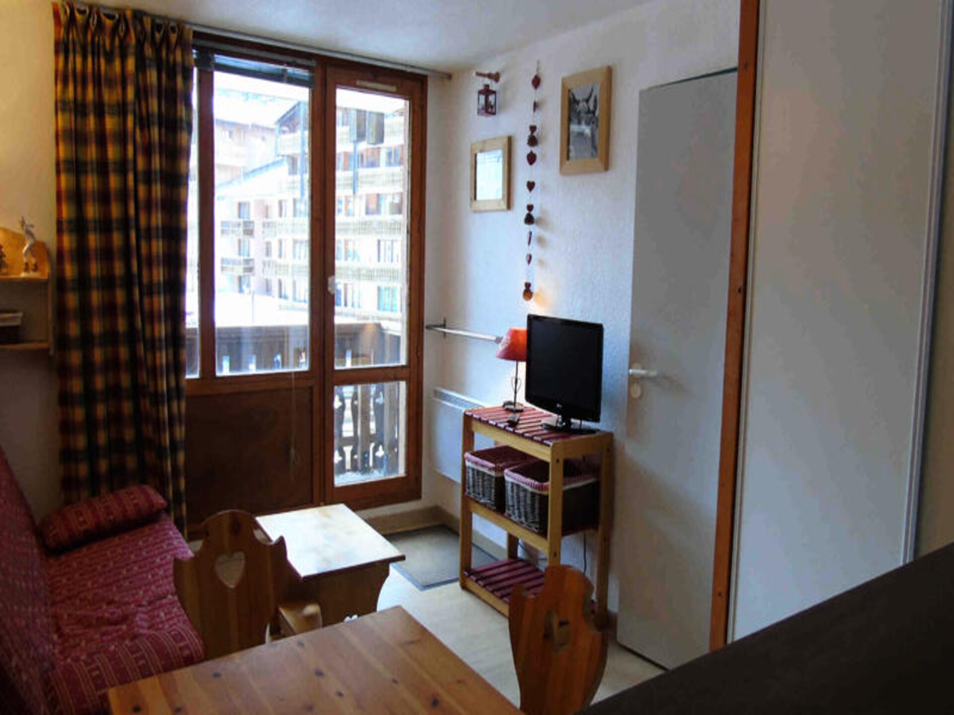 Studio Valfréjus, 20m van de gondel, balkon zuid - foto 2