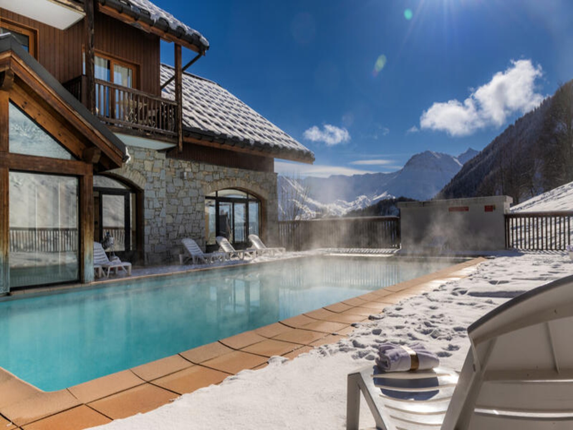 Appartement 6p in Le Corbier, 50m van de piste met zwembad en sauna - foto 6
