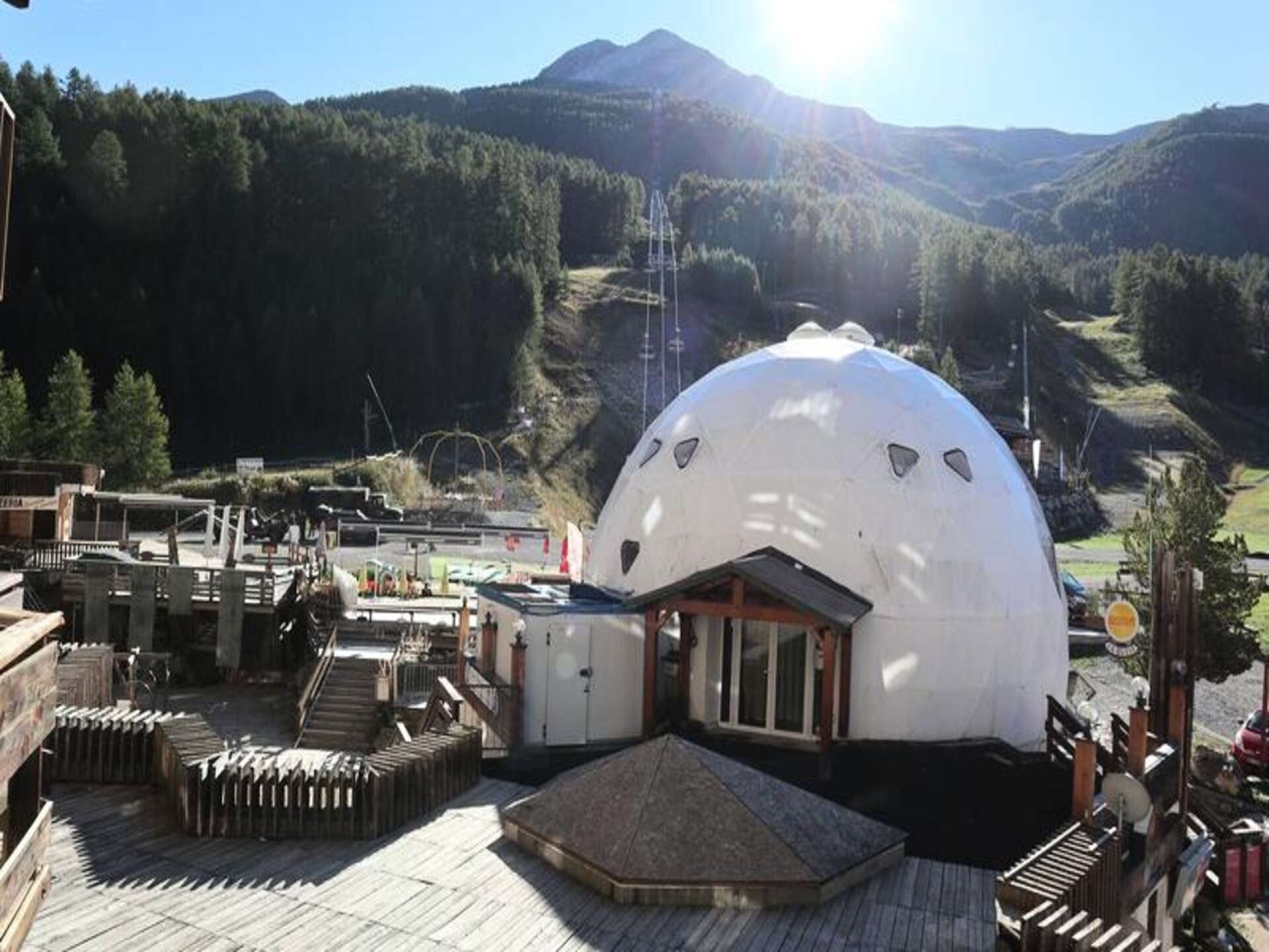 Knus appartement op de piste in Les Orres met balkon en uitzicht - foto 12