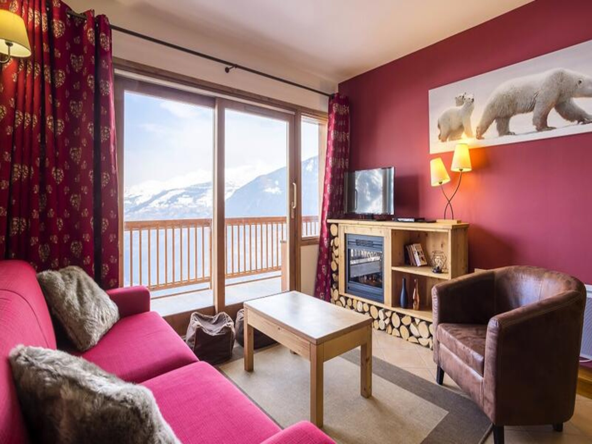 Appartement 4p direct aan de piste in Sainte Foy met zwembad & spa - foto 16