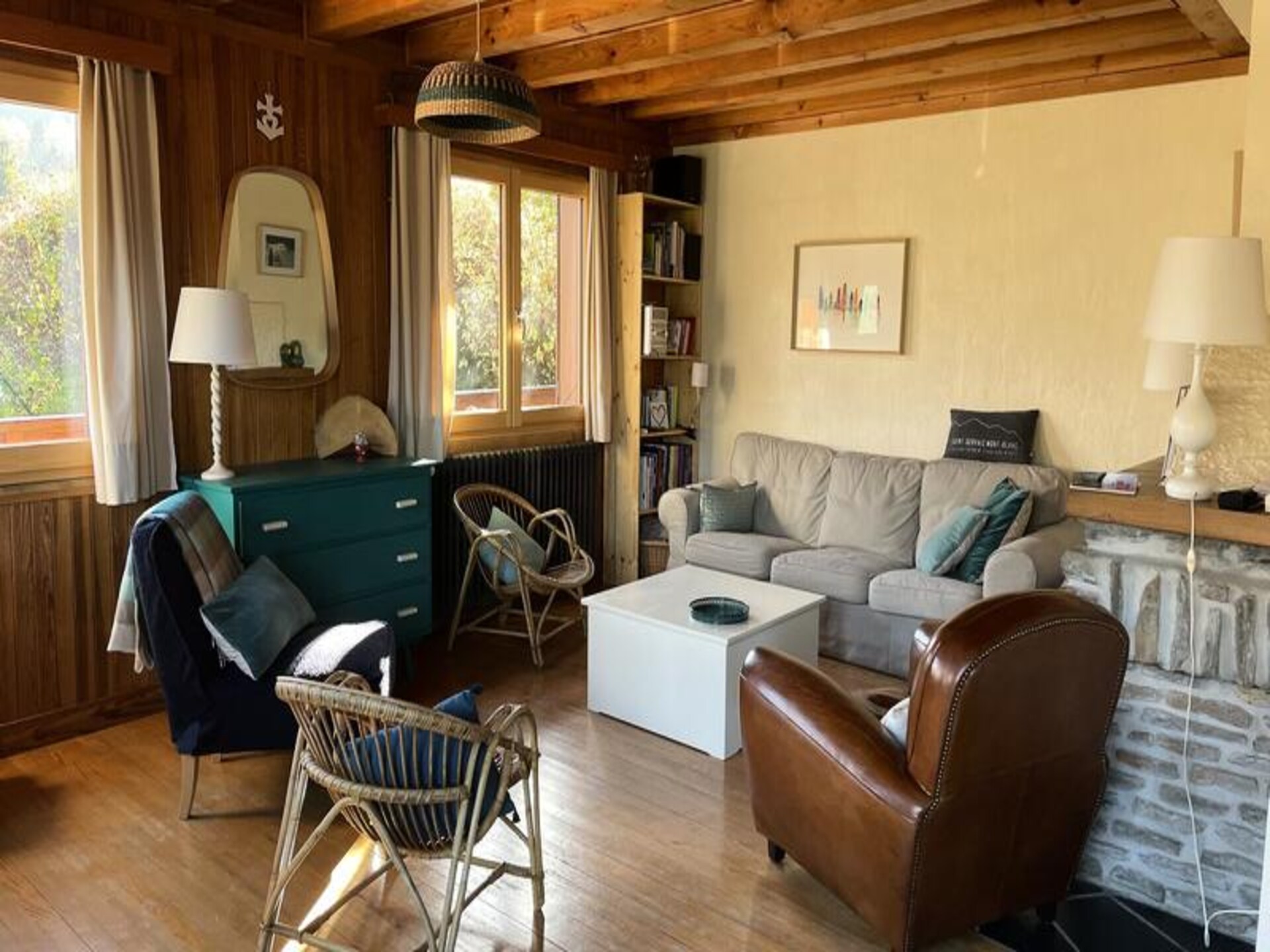 Vrijstaand chalet met Mont Blanc uitzicht voor 7 personen bij Saint-Gervais - foto 6