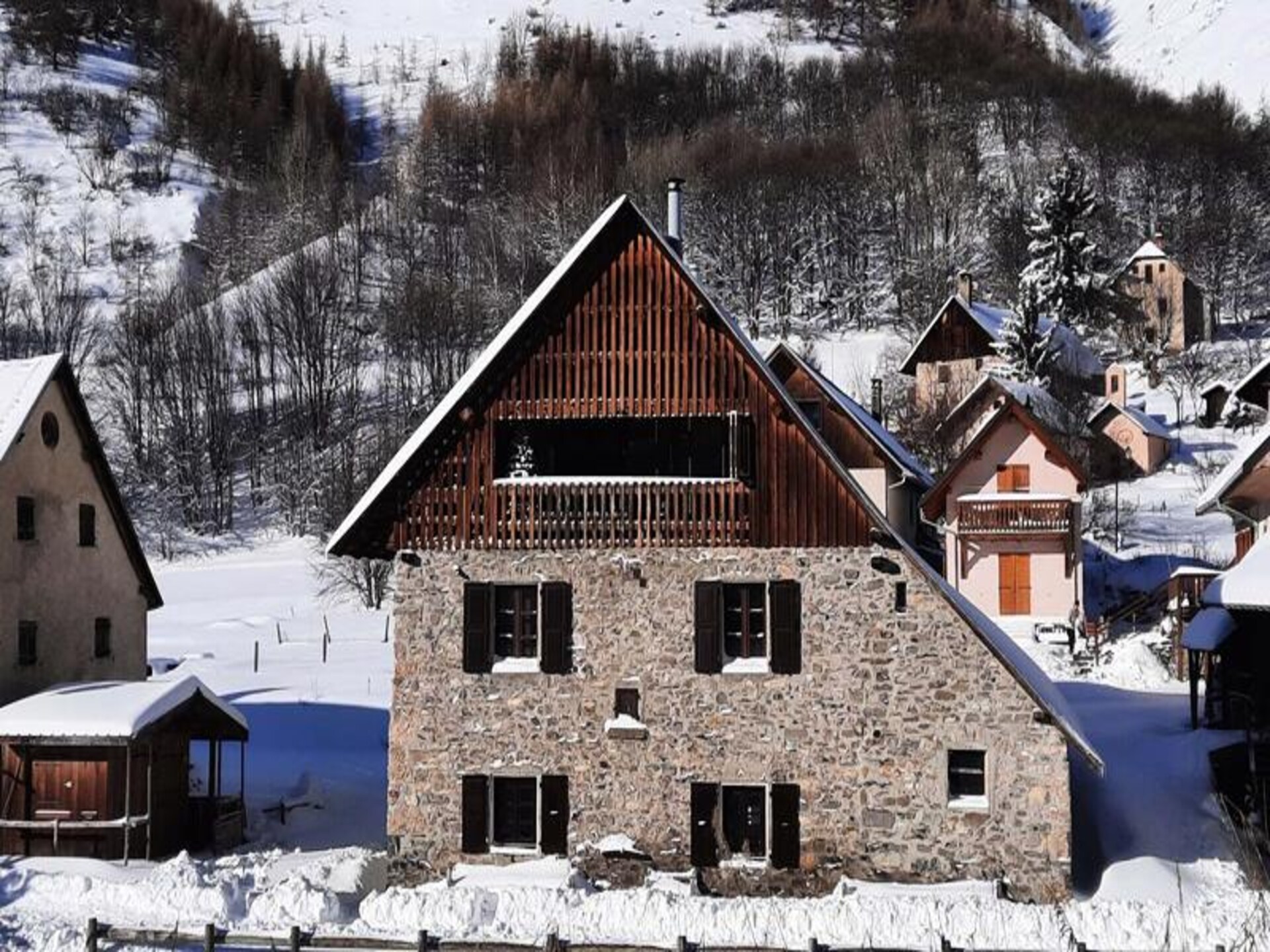 Authentiek landhuis in Valloire voor 8 personen met tuin en uitzicht op de Alpen - foto 6