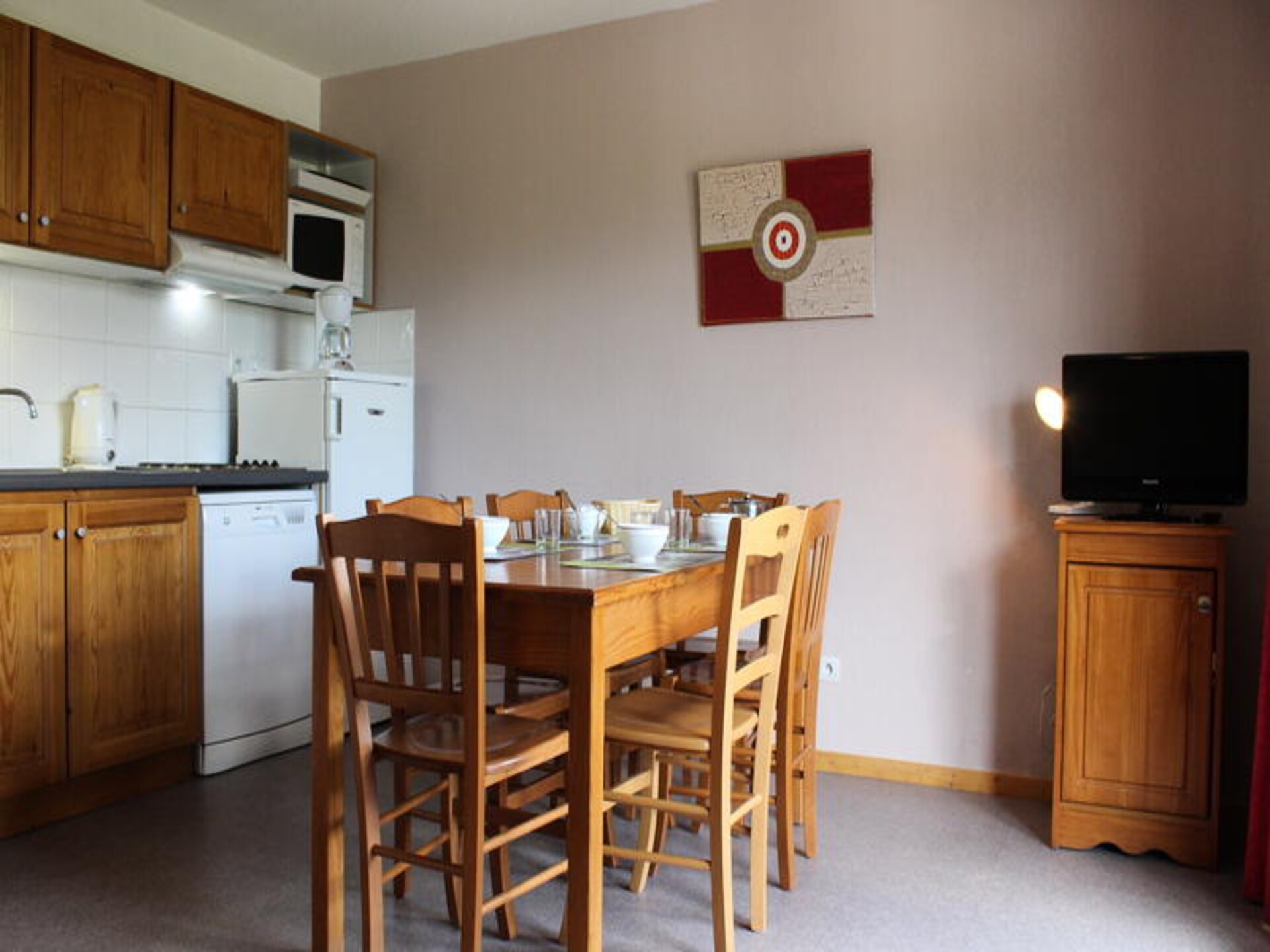 Appartement 6 pers. met balkon en uitzicht op Pic de Bure, vlakbij de piste - foto 13