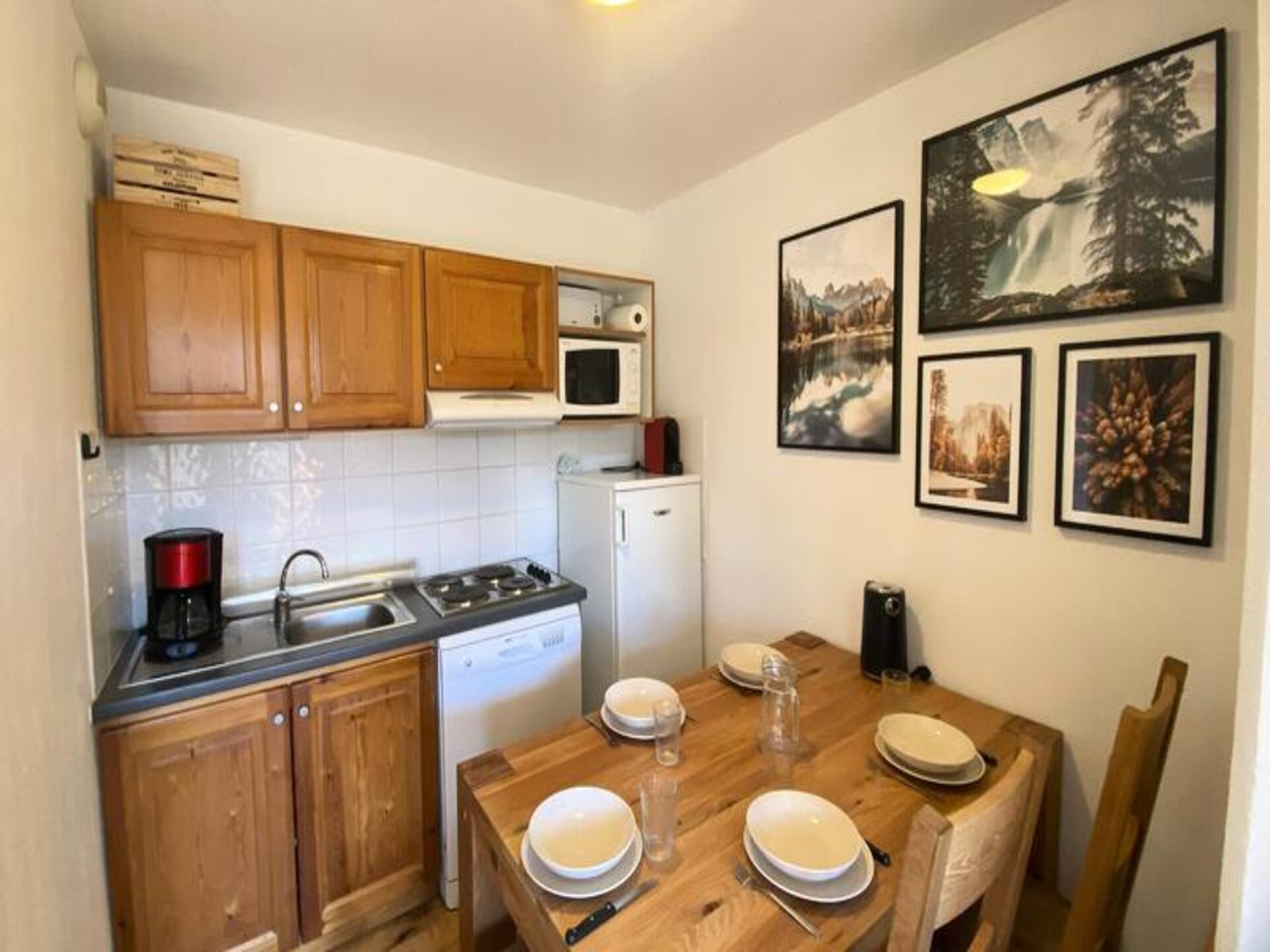 Knus appartement voor 6 in Superdévoluy met uitzicht op de pistes - foto 18