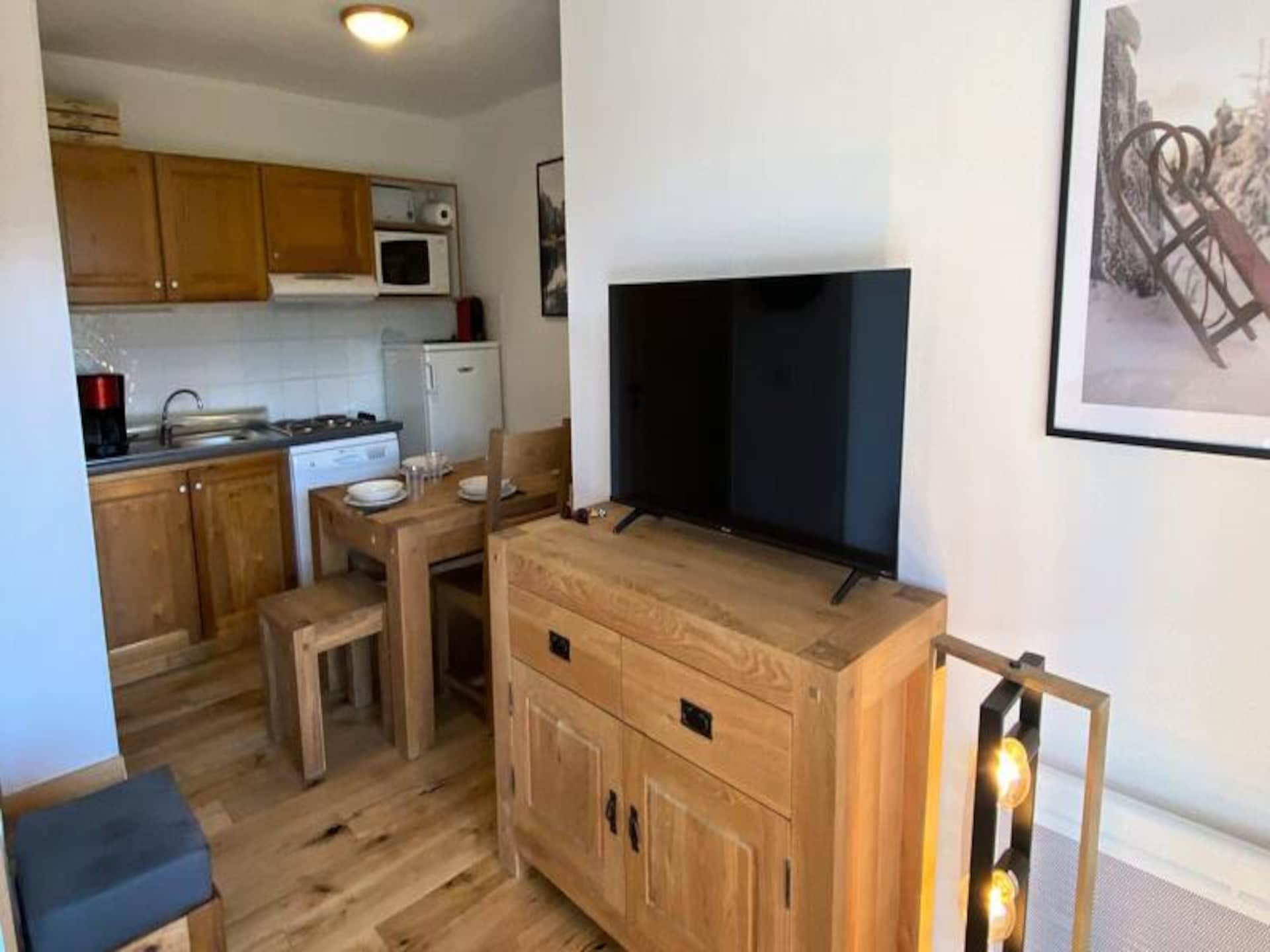 Knus appartement voor 6 in Superdévoluy met uitzicht op de pistes - foto 21