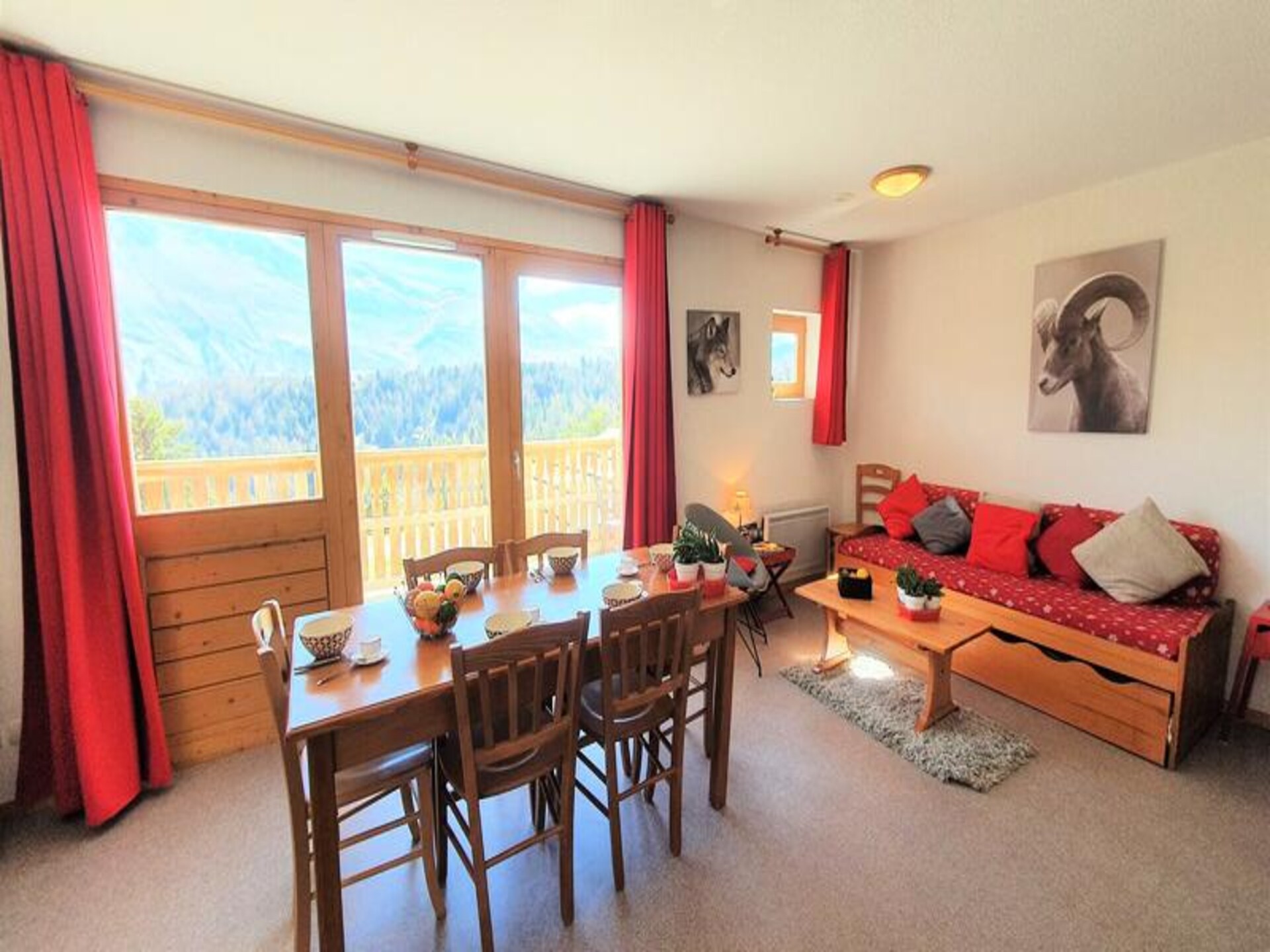 Résidence Les Chaumettes: 6-persoons appartement met uitzicht op Pic de Bure - foto 16