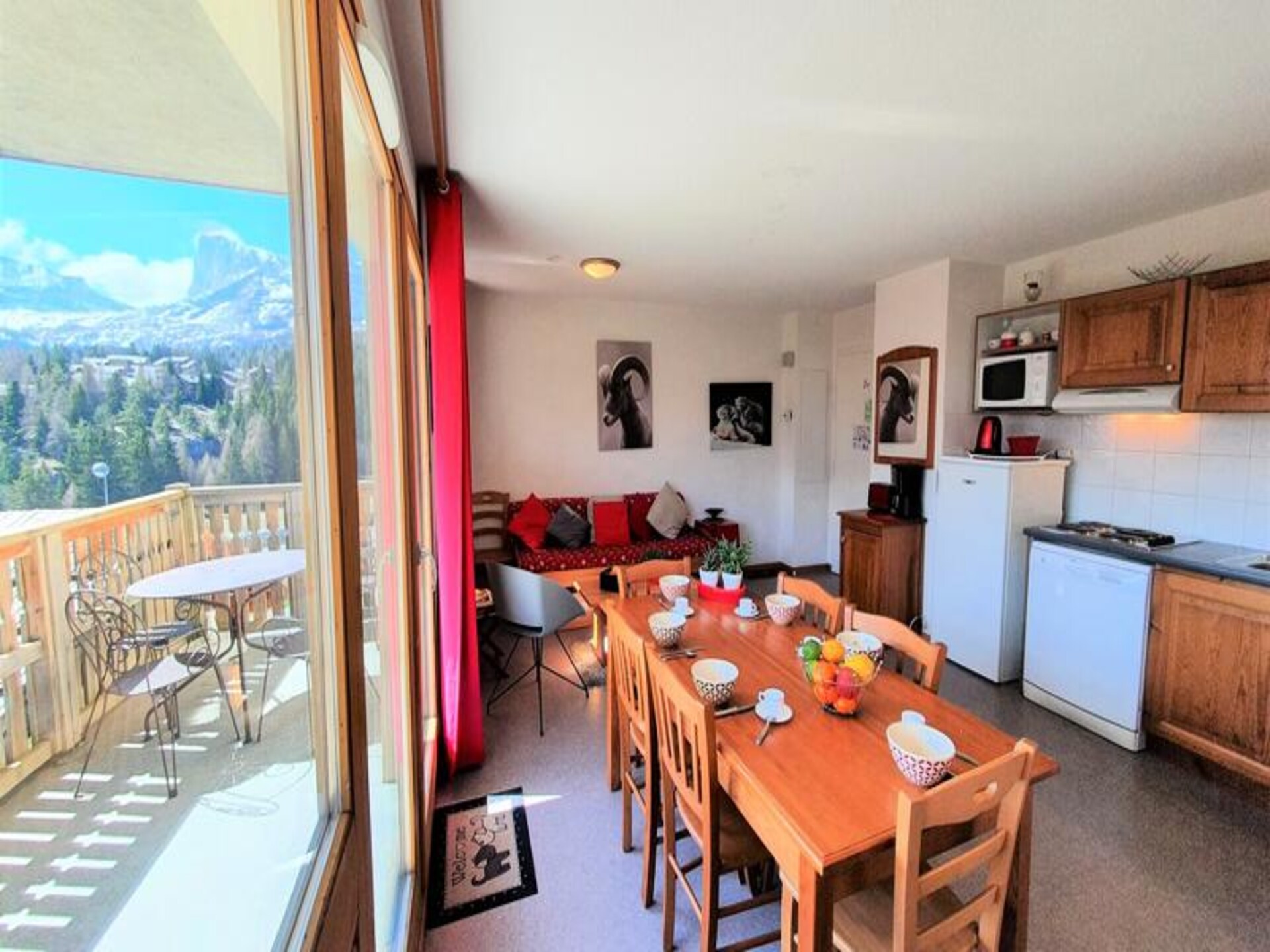 Résidence Les Chaumettes: 6-persoons appartement met uitzicht op Pic de Bure - foto 20