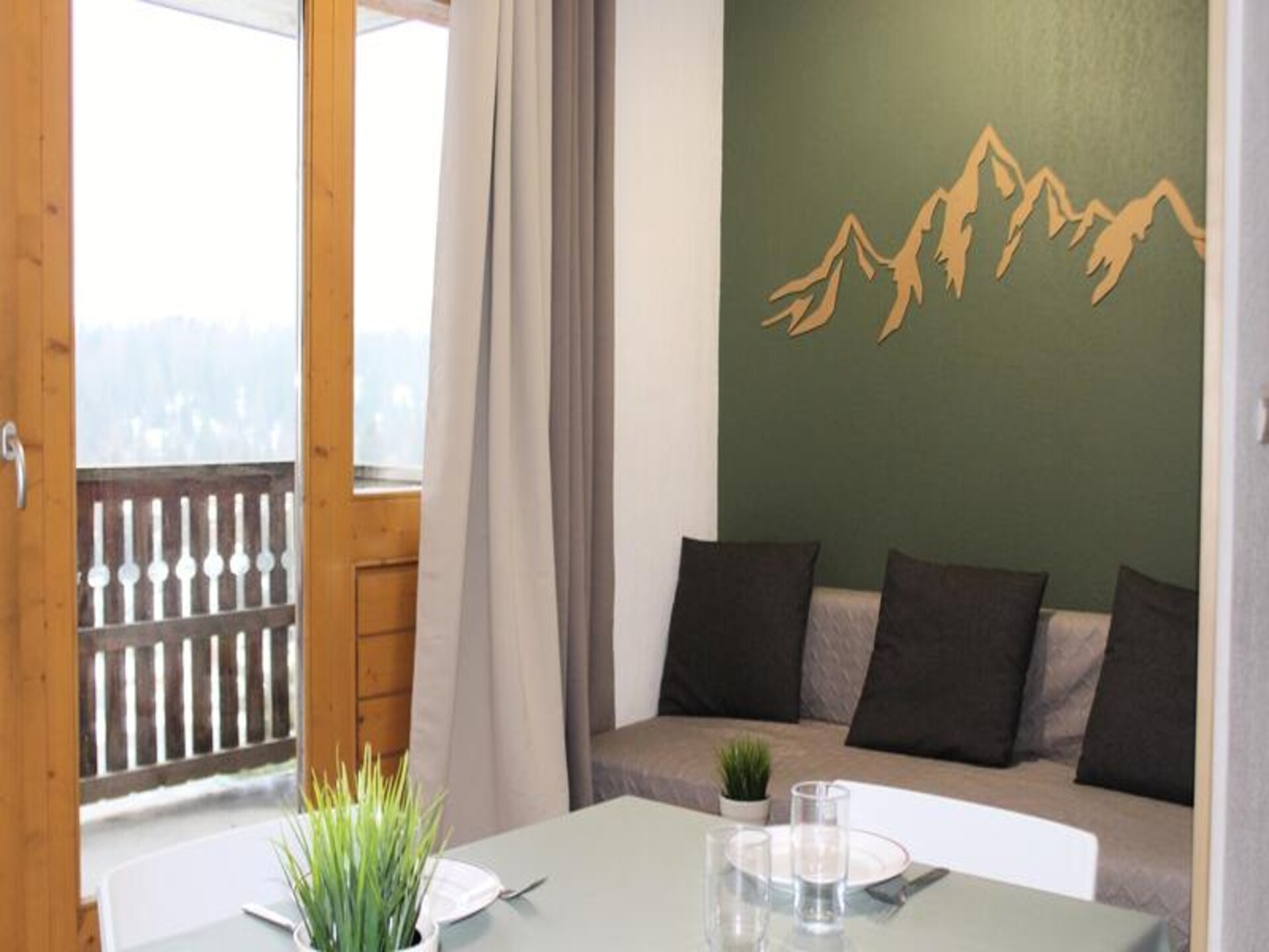 Alpien appartement in Résidence Les Chaumettes met panoramisch uitzicht op Pic de Bure - foto 16