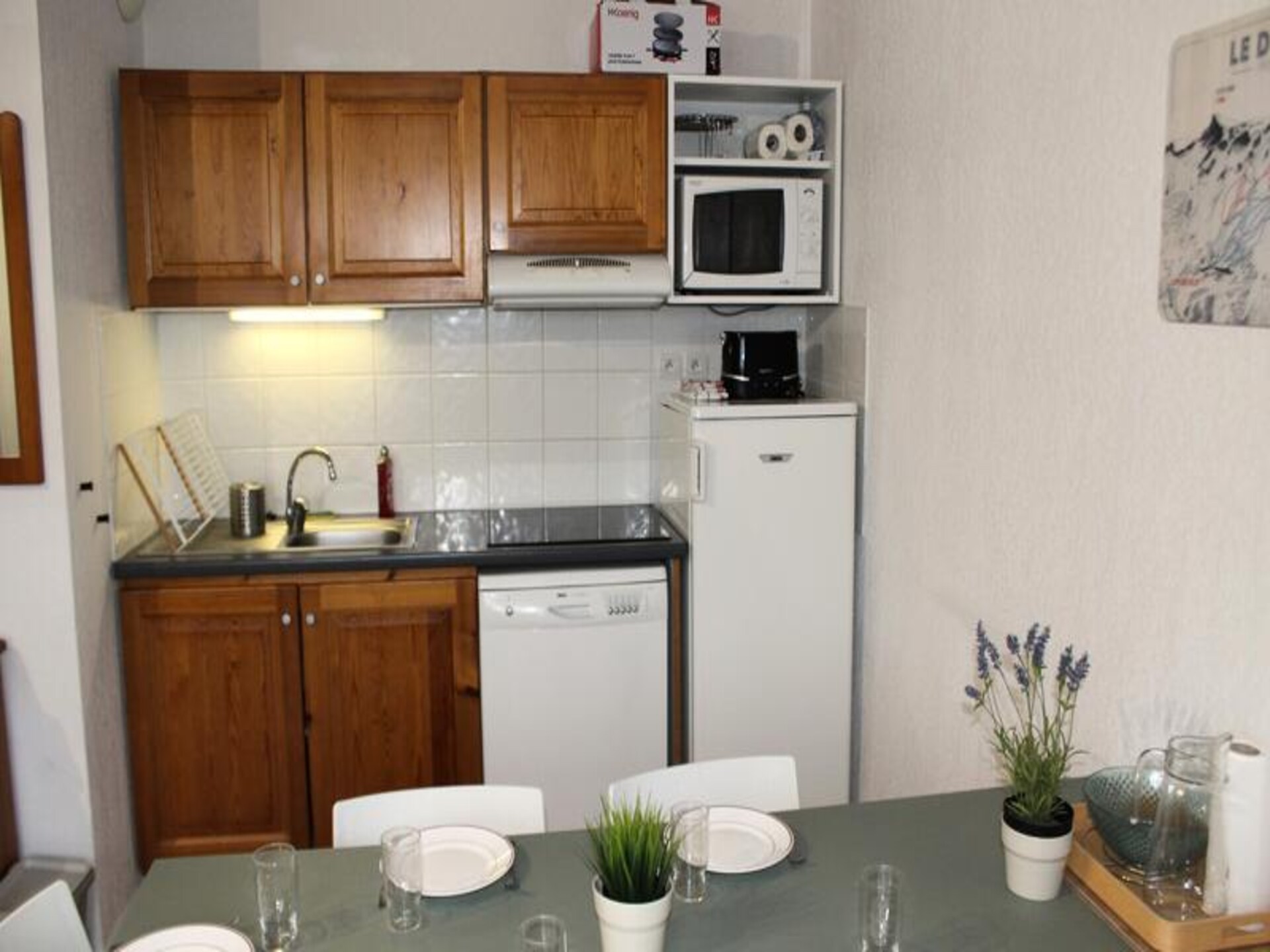 Alpien appartement in Résidence Les Chaumettes met panoramisch uitzicht op Pic de Bure - foto 19