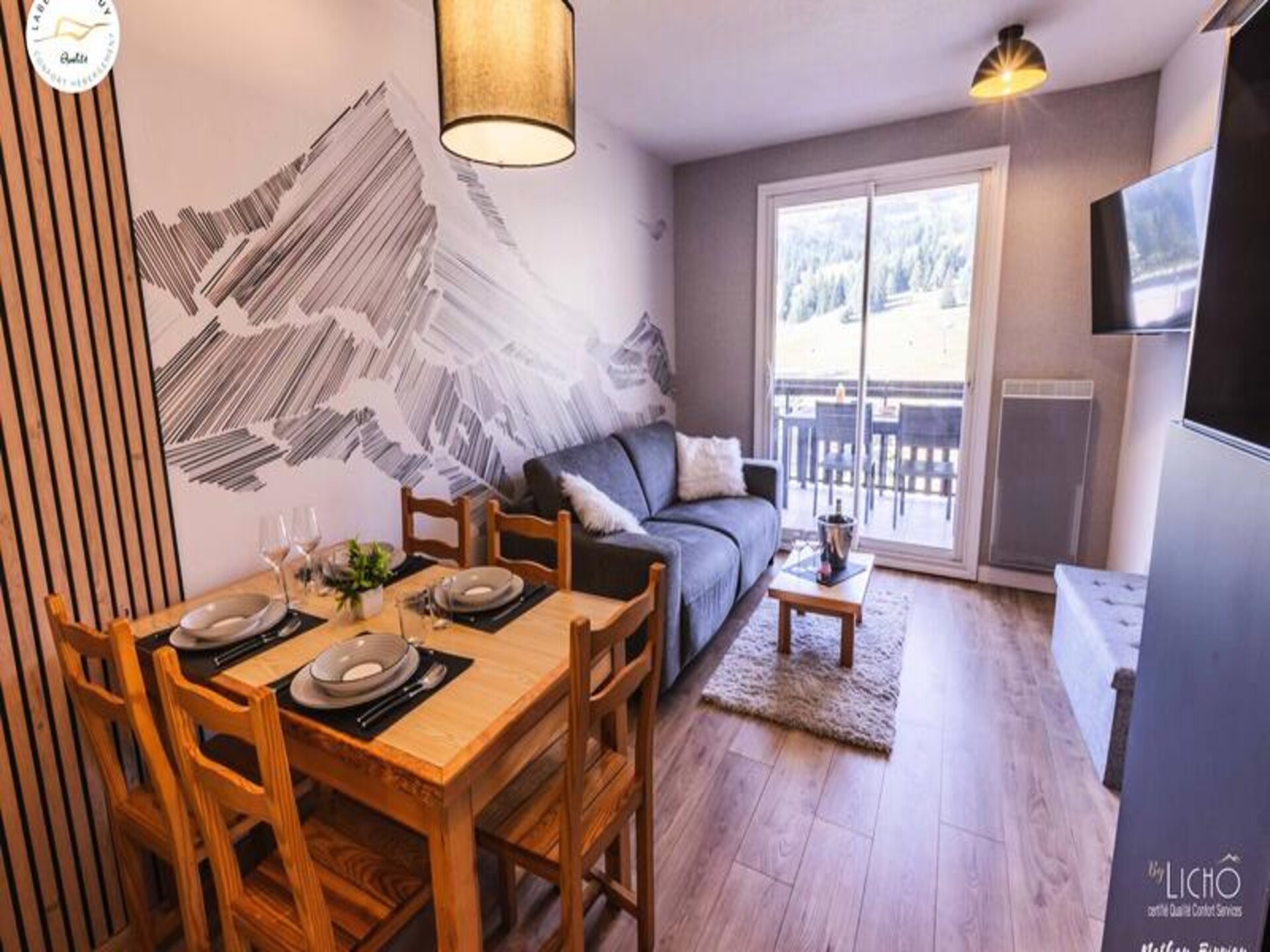 Appartement op 6e verdieping met panoramisch uitzicht op de pistes van Superdévoluy - foto 3
