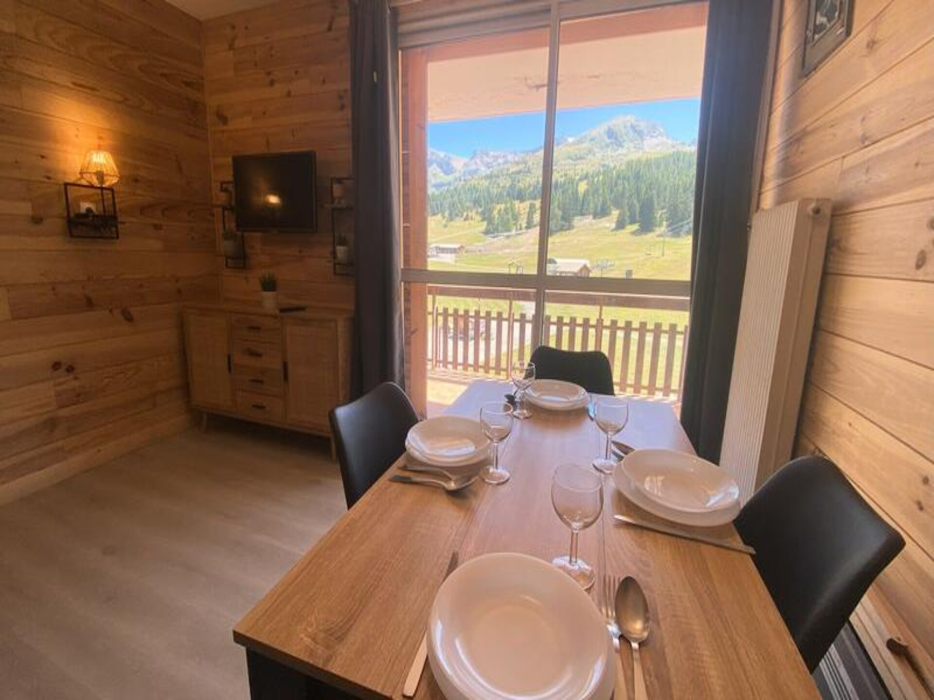 Chaletstudio Superdévoluy: ski-in/ski-out met panoramisch uitzicht op de Alpen - foto 8