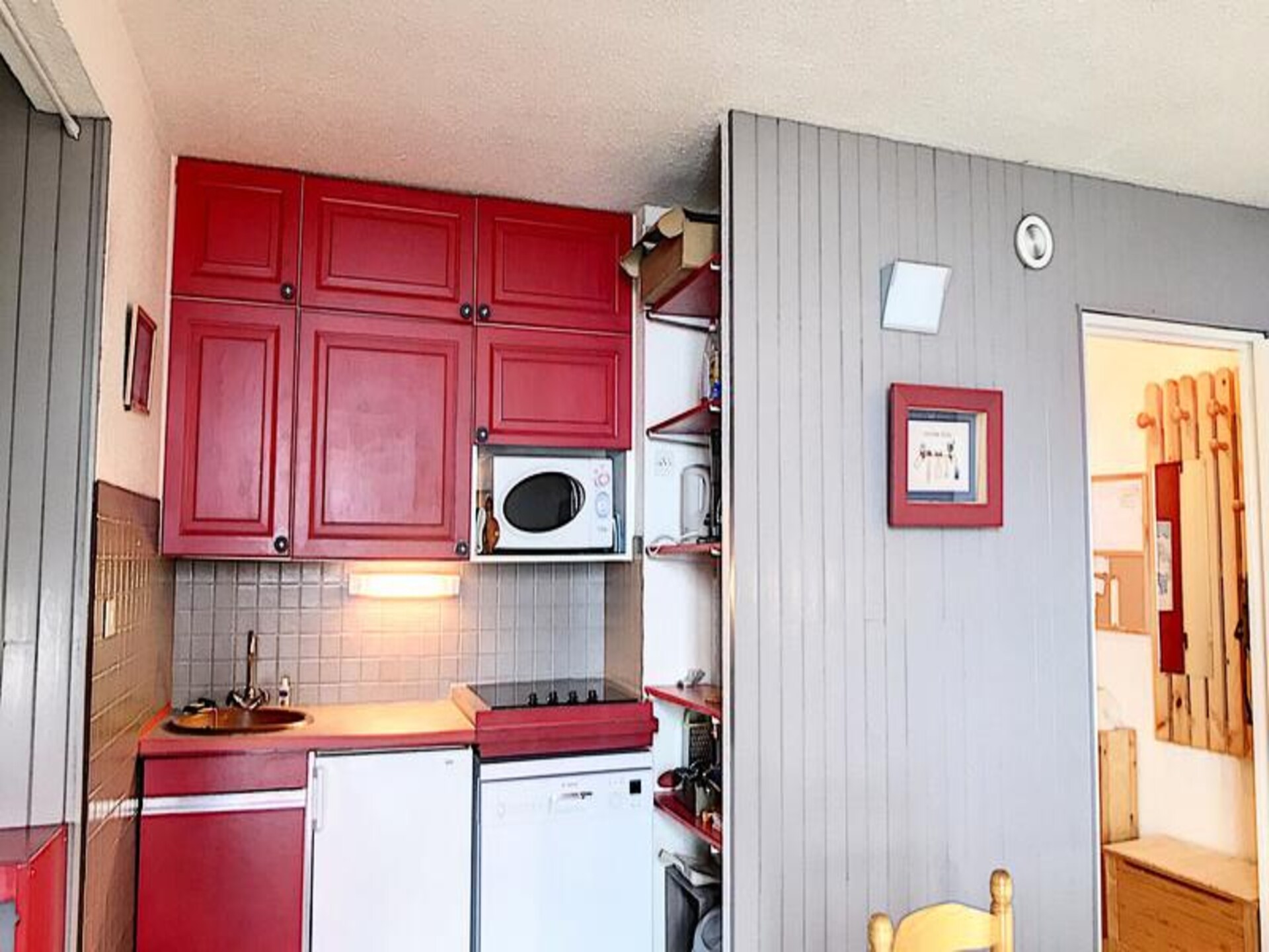 Appartement 6p in Villarembert met zwembad en uitzicht op Sybelles - foto 10