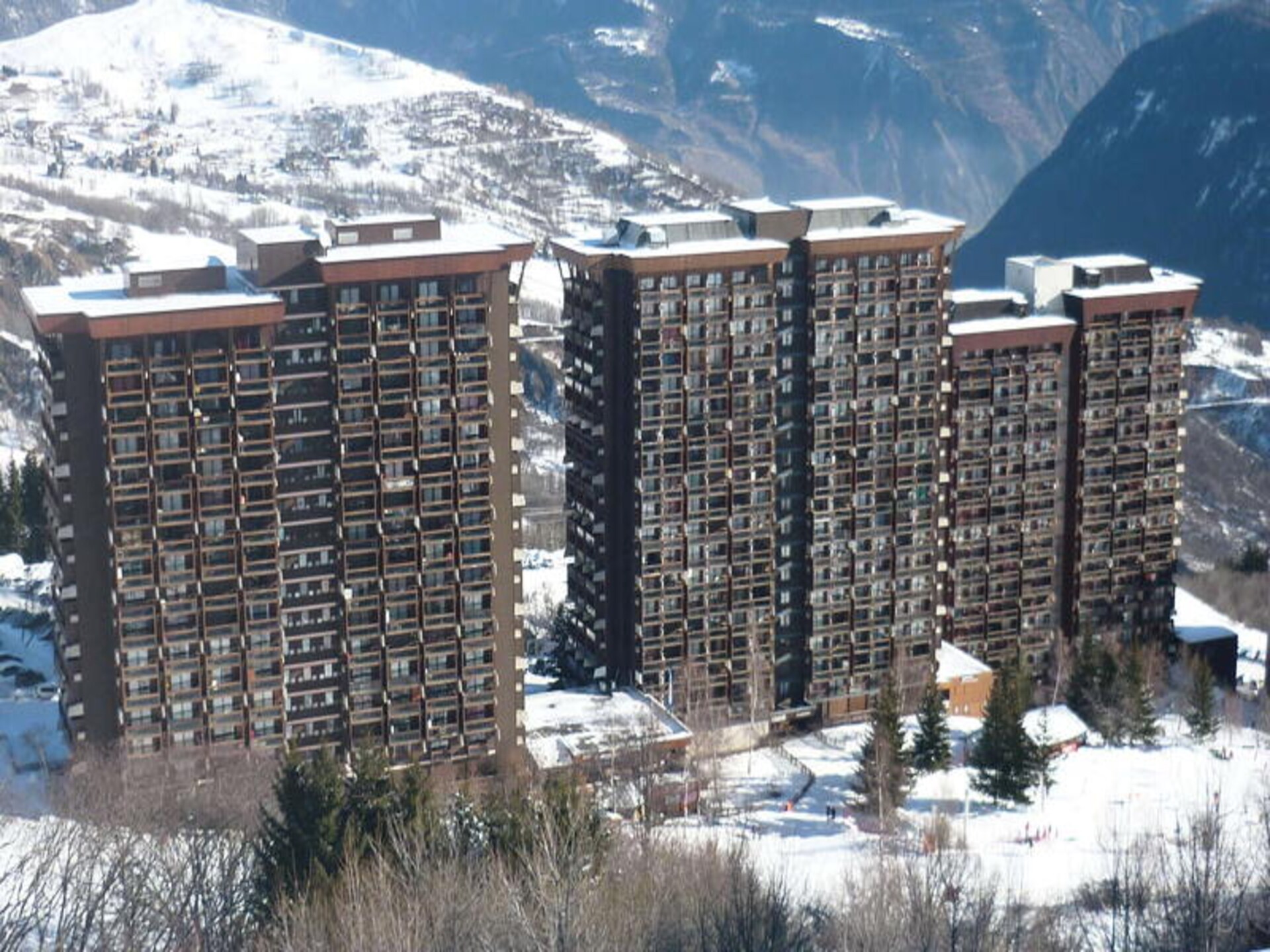 Studio op 13e verdieping met balkon op zuiden en ski-in/ski-out in Les Arcs 1800 - foto 4