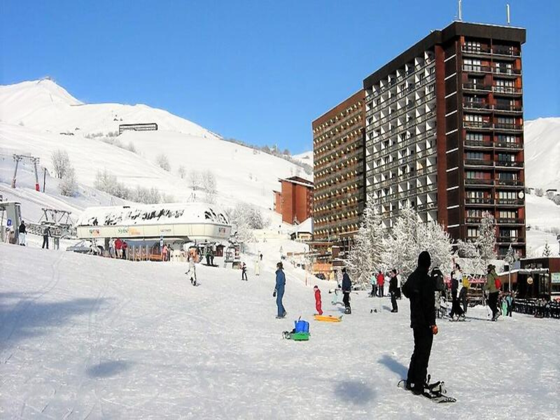Studio op de 8e verdieping met panoramisch uitzicht op de pistes in Villarembert - foto 20