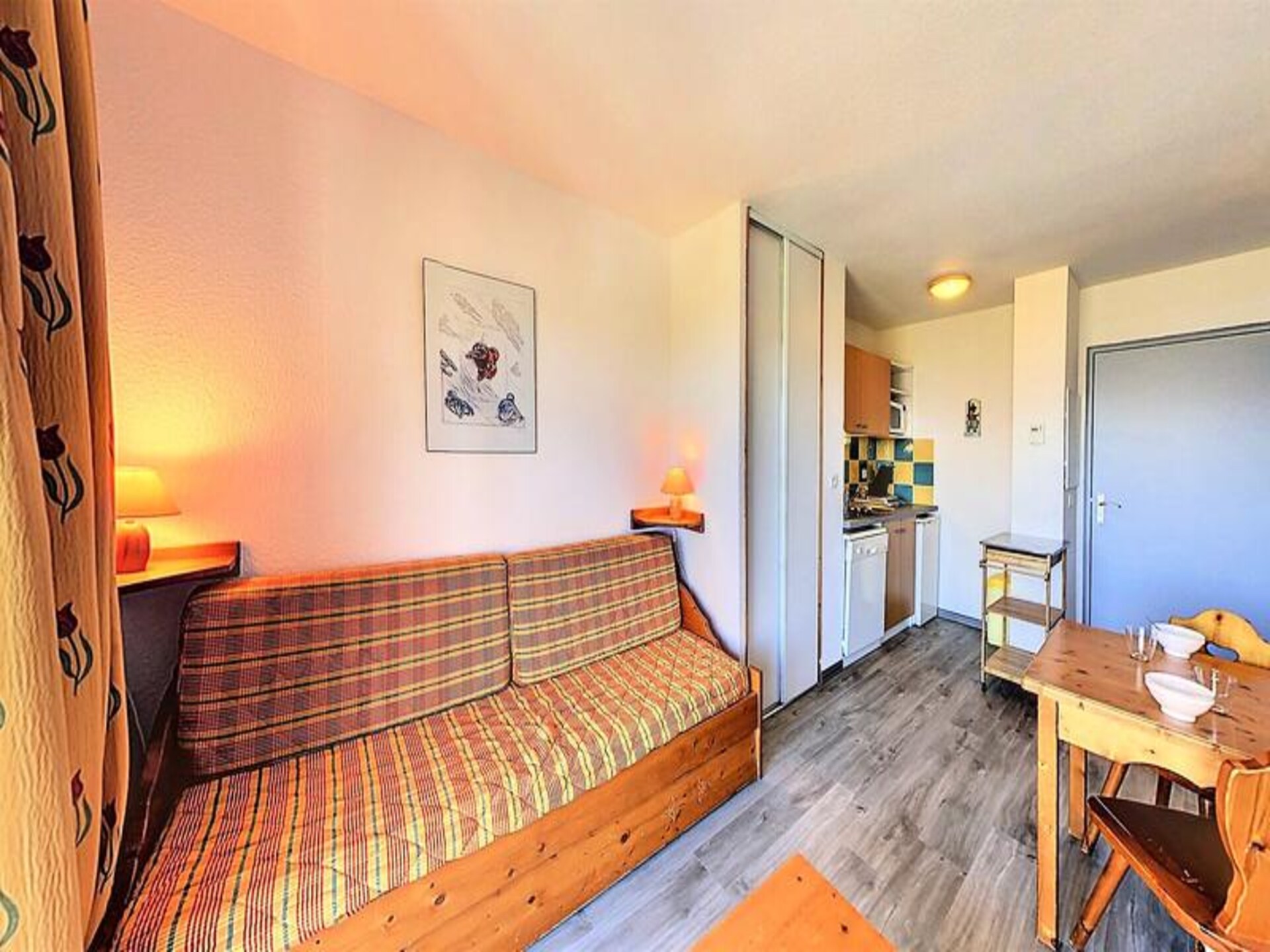 Appartement op 50m van de piste met zwembad en balkon in Villarembert - foto 9