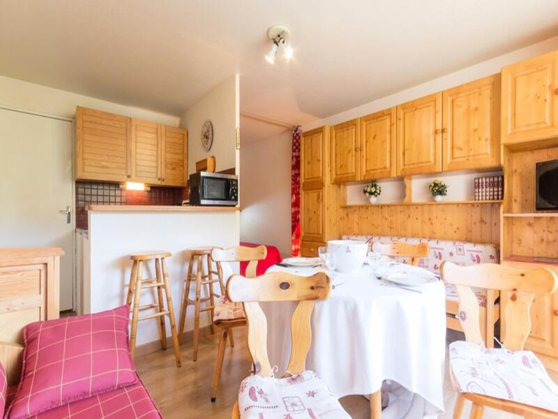 Sfeervol ski-in/ski-out appartement in Villarembert · 5 pers. - foto 12