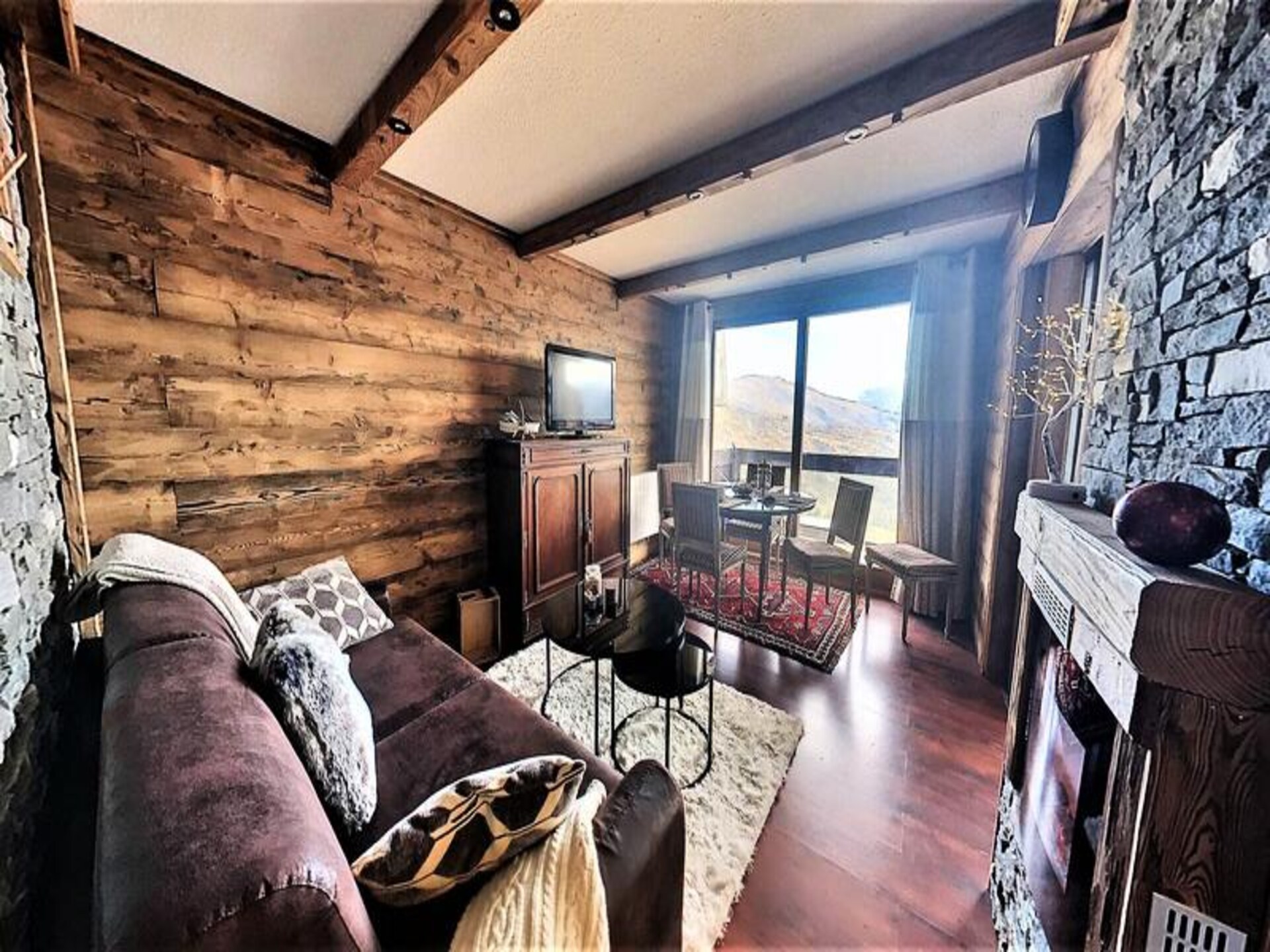 Ski-in/ski-out appartement met zwembad en haard in Villarembert - foto 11