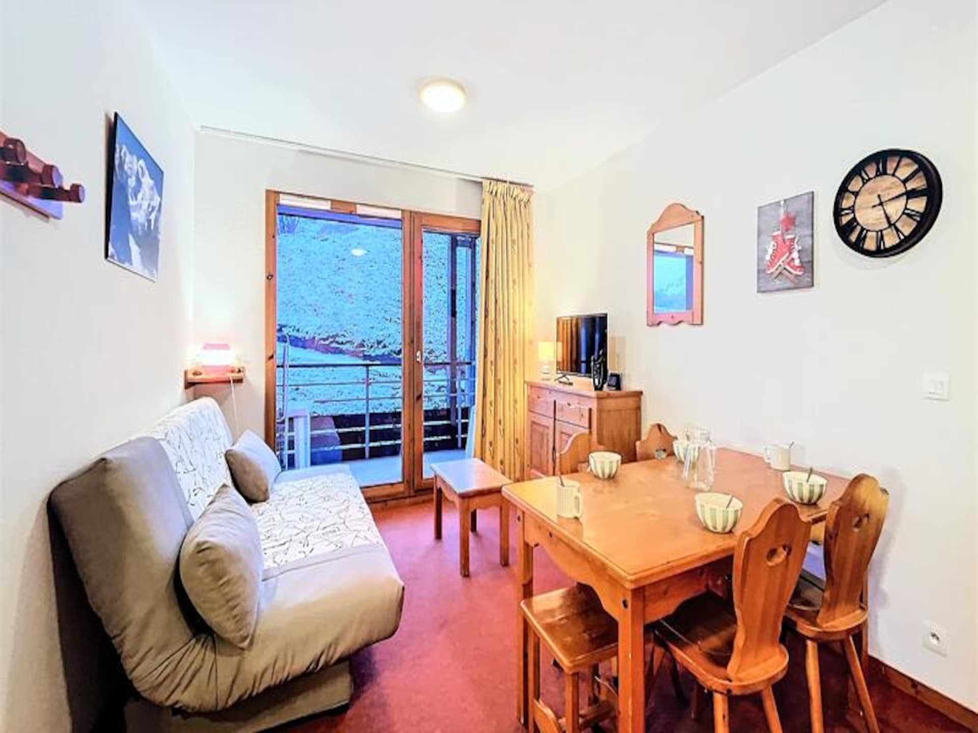 Ski-in/ski-out appartement met panoramisch uitzicht op de pistes in Villarembert - foto 7