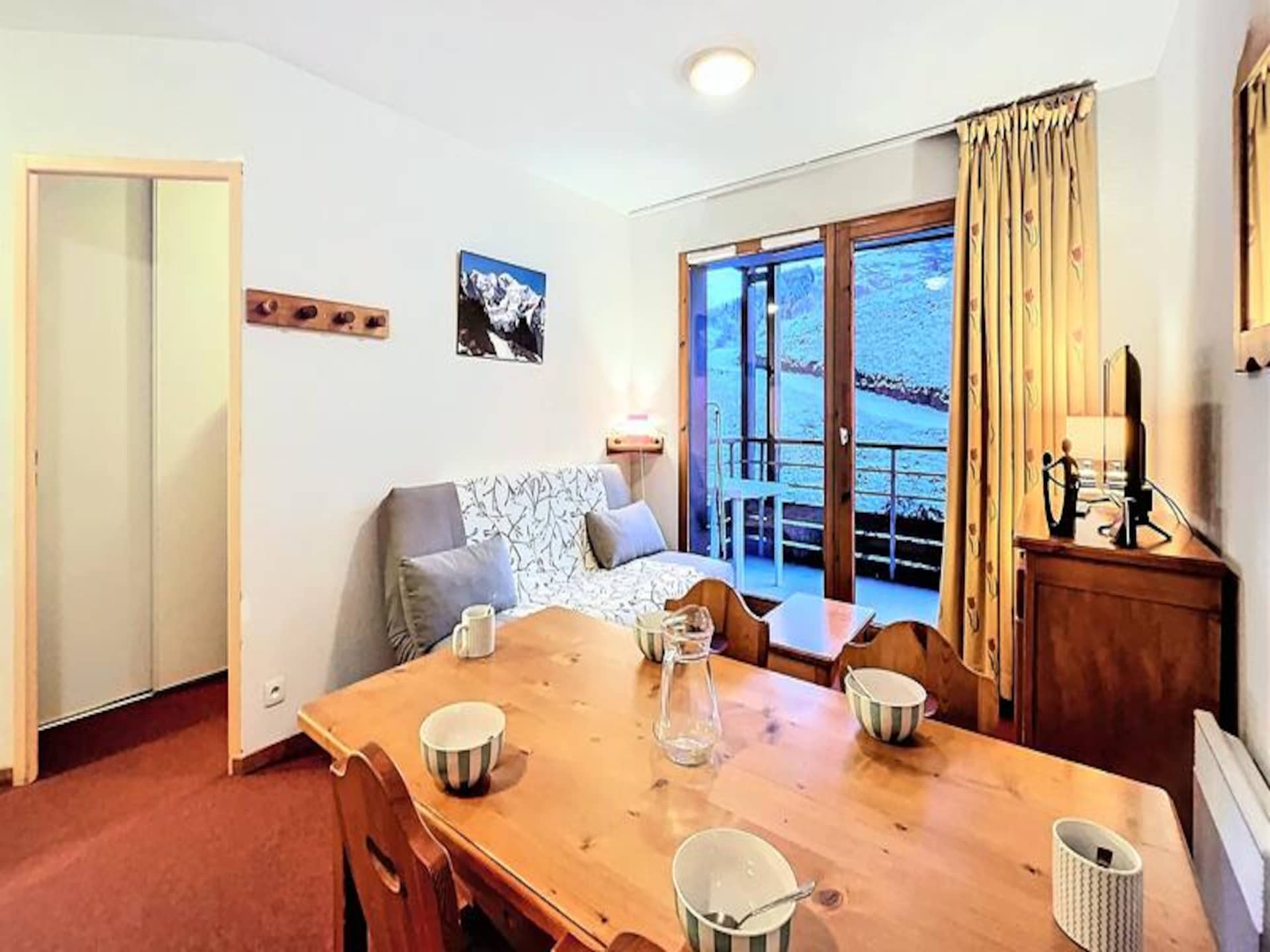 Ski-in/ski-out appartement met panoramisch uitzicht op de pistes in Villarembert - foto 8
