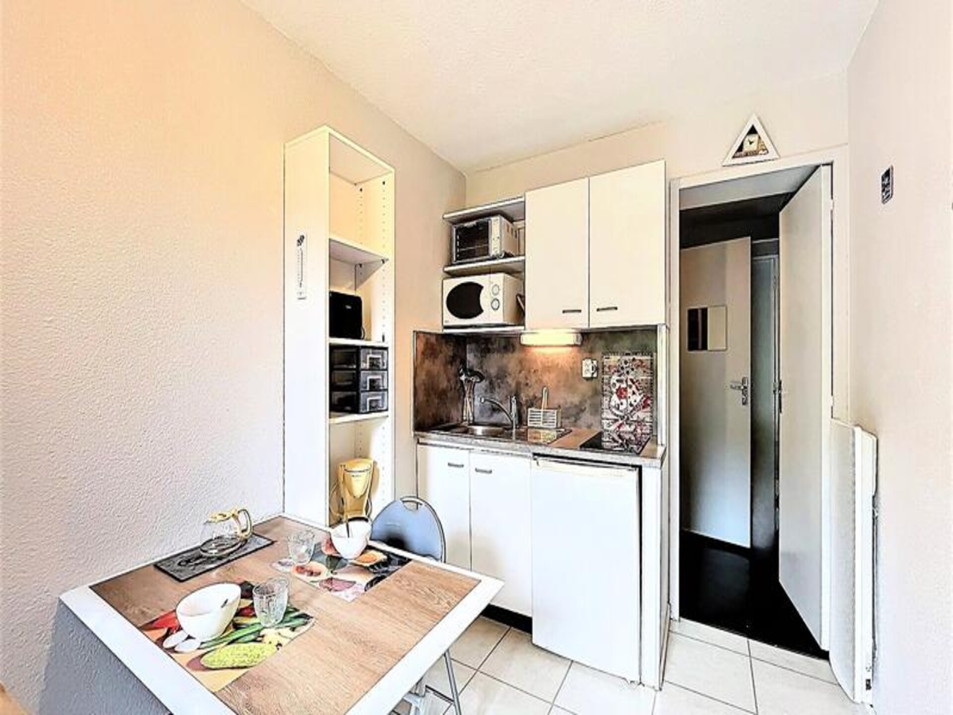 Knusse studio op de piste in Le Corbier met balkon op het zuiden - foto 14